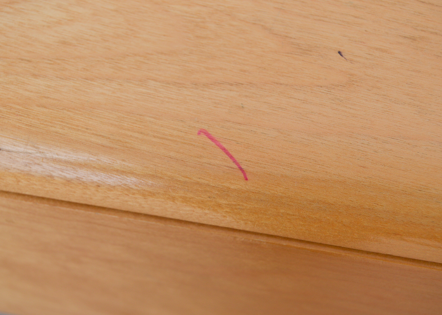 Mid Century Modern Heywood-Wakefield Maple Kneehole Desk