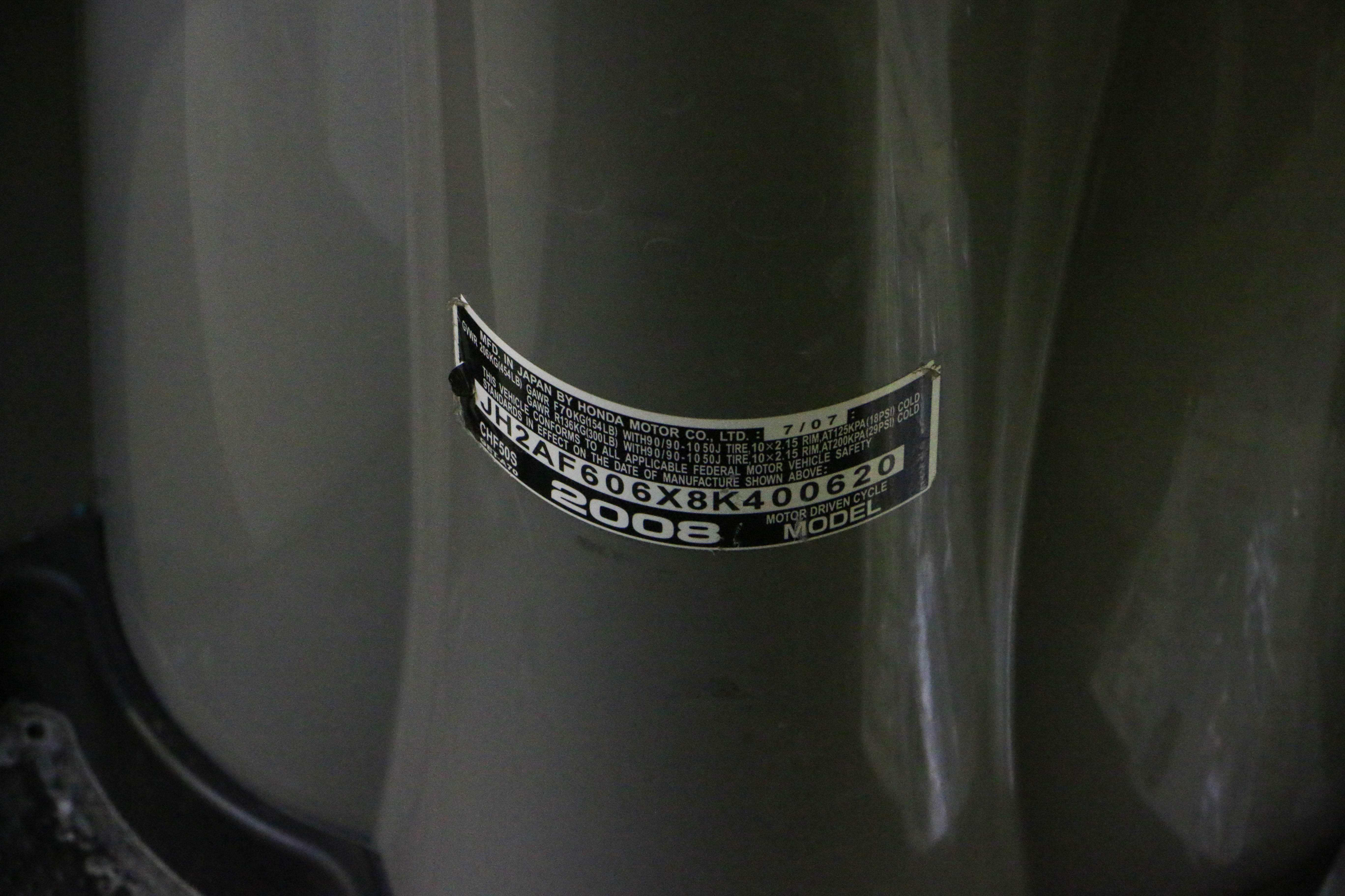 2008 Honda Metropolitan Scooter