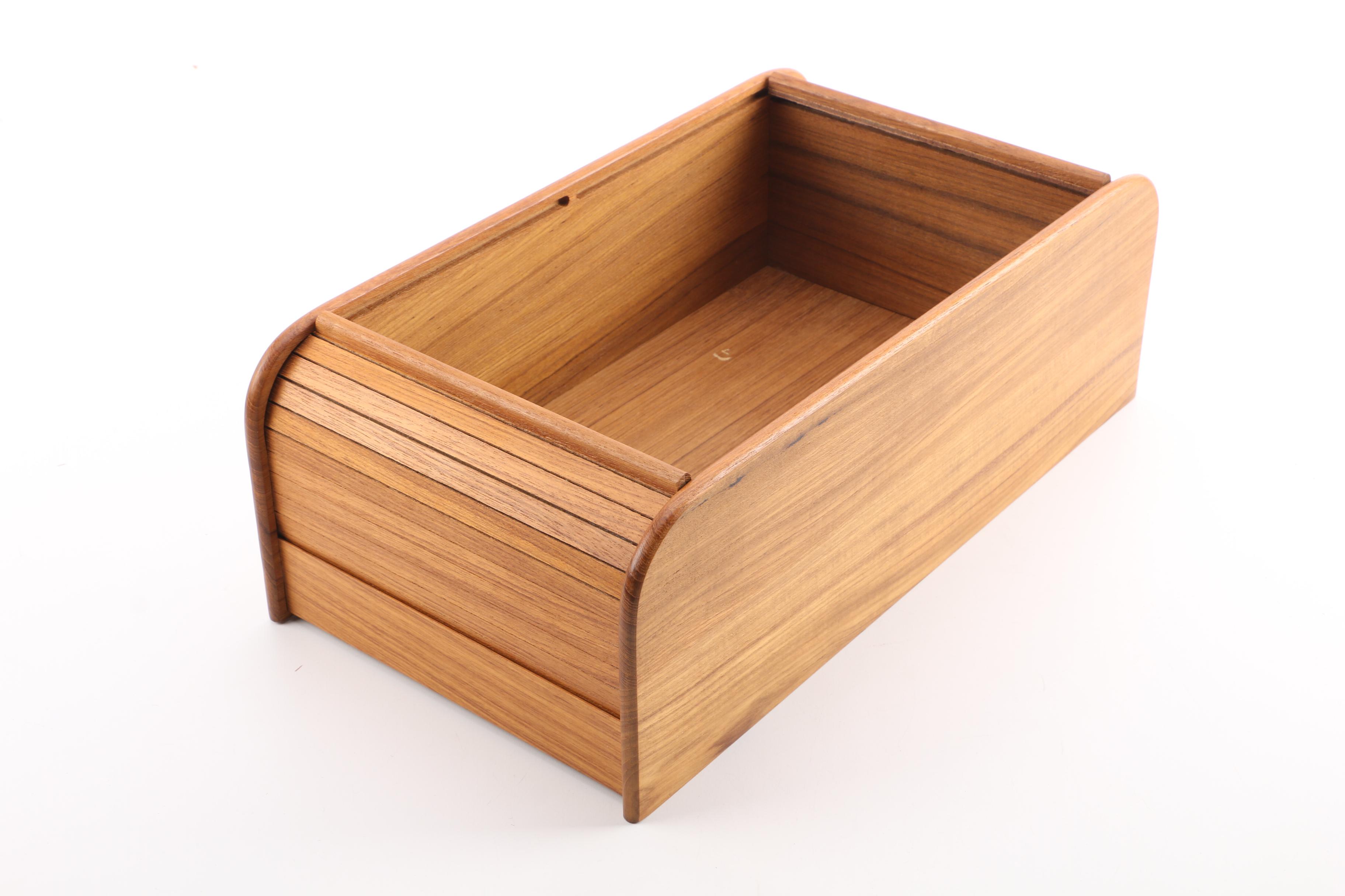 Tambour Door Storage Hutch in a Blond Finished Wood