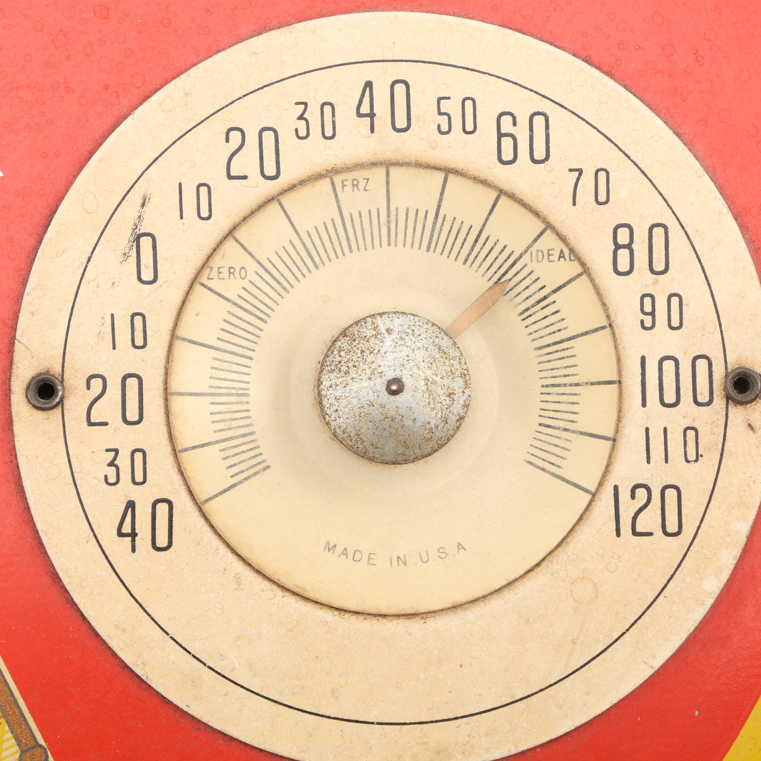 Camel Cigarette Advertising Sign and Thermometer