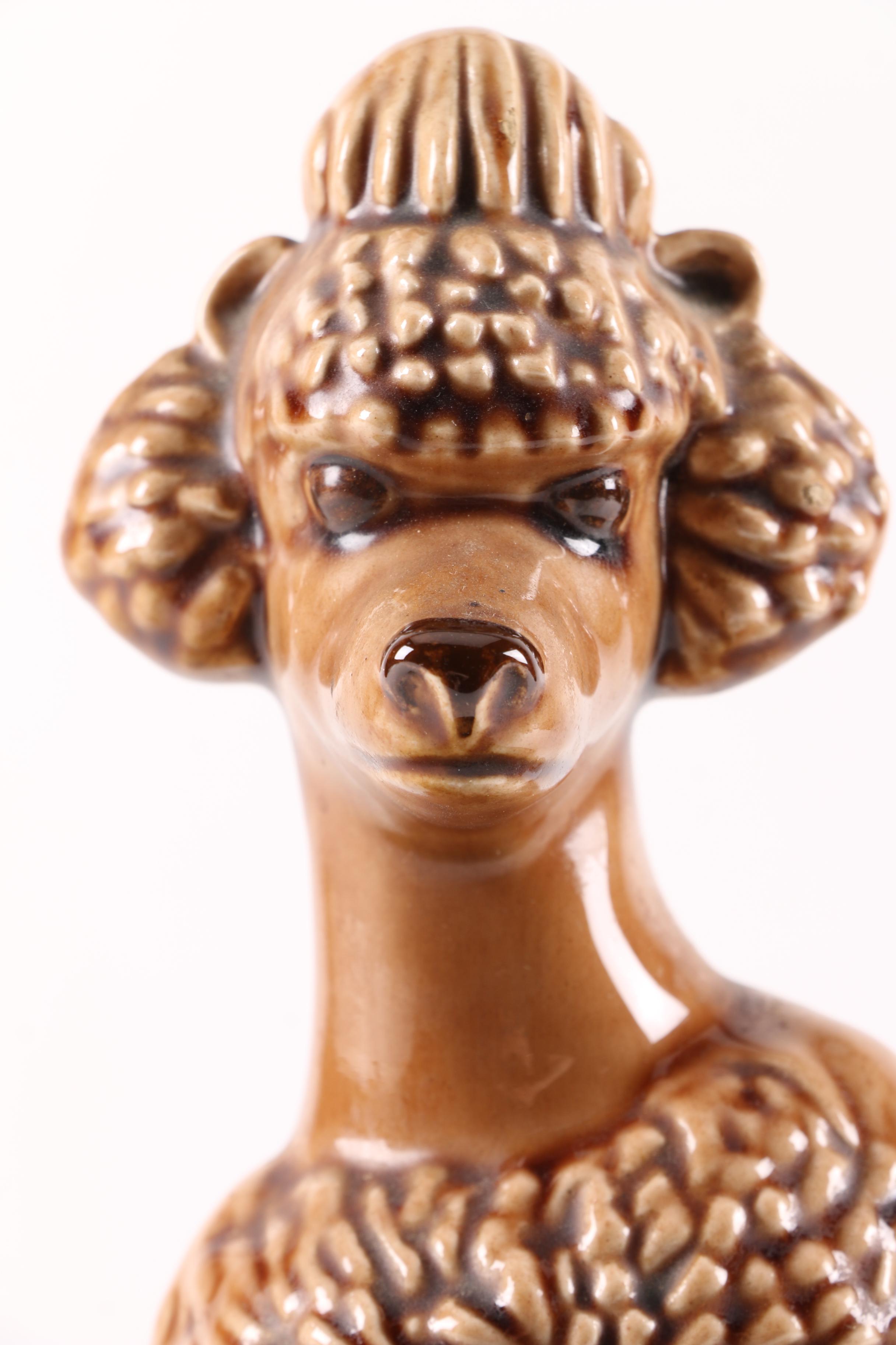 Vintage Ceramic Poodle Ash Receiver