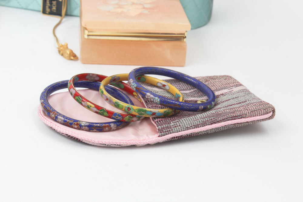 Costume Jewelry Featuring Cloisonne