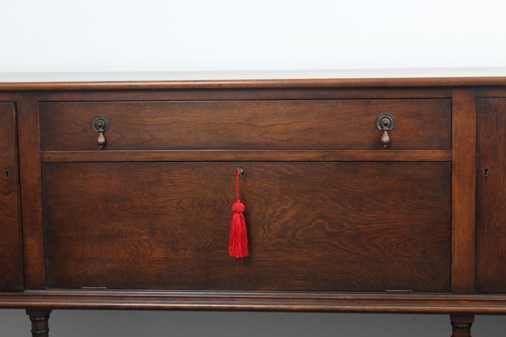Vintage William & Mary Revival Walnut Sideboard