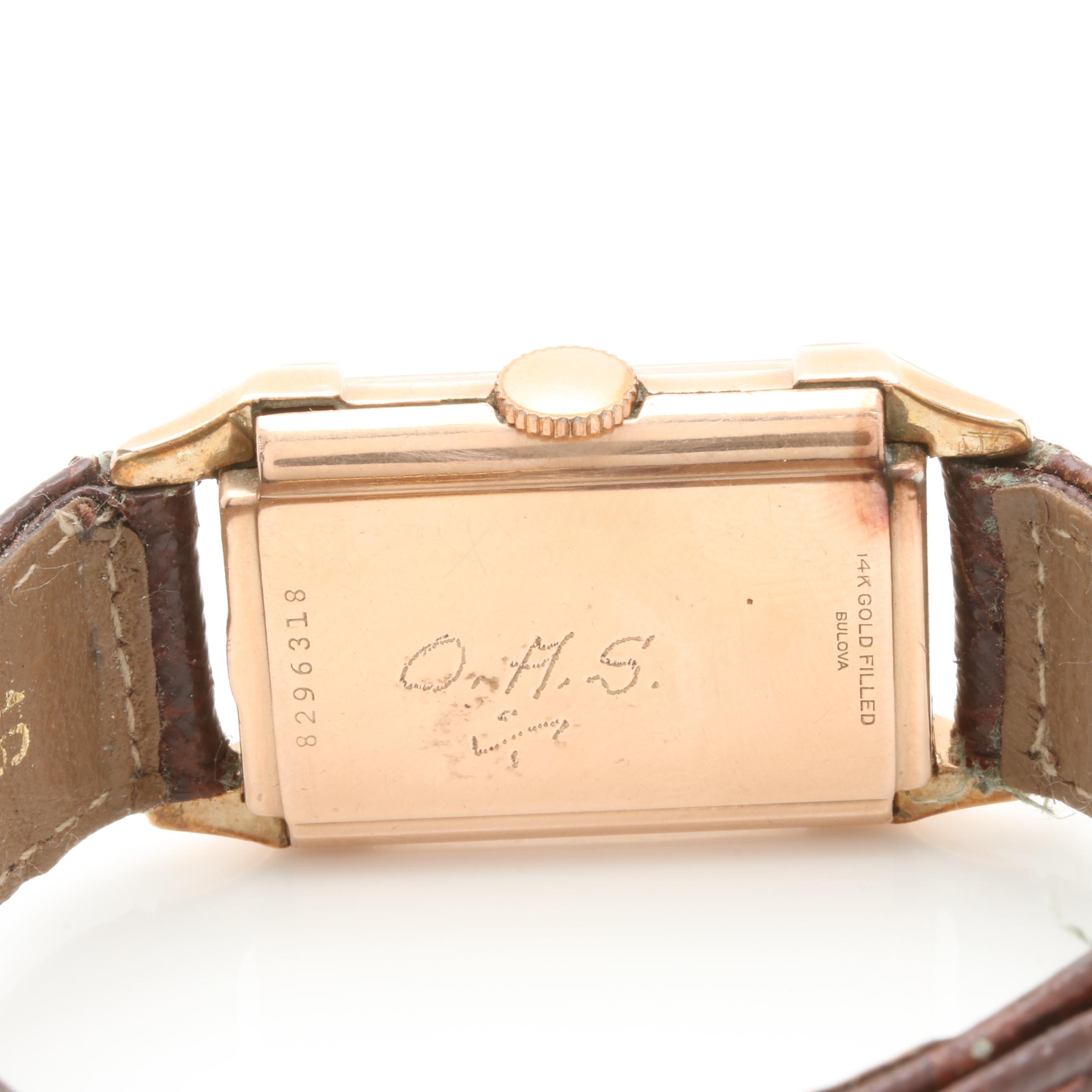 Bulova 14K Gold Filled Watch