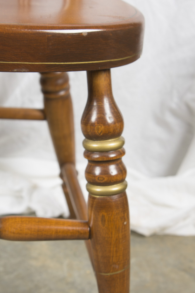 Set of Four Windsor Style Painted Chairs