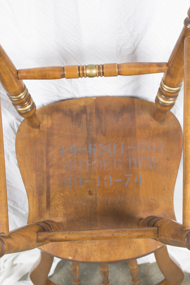 Set of Four Windsor Style Painted Chairs