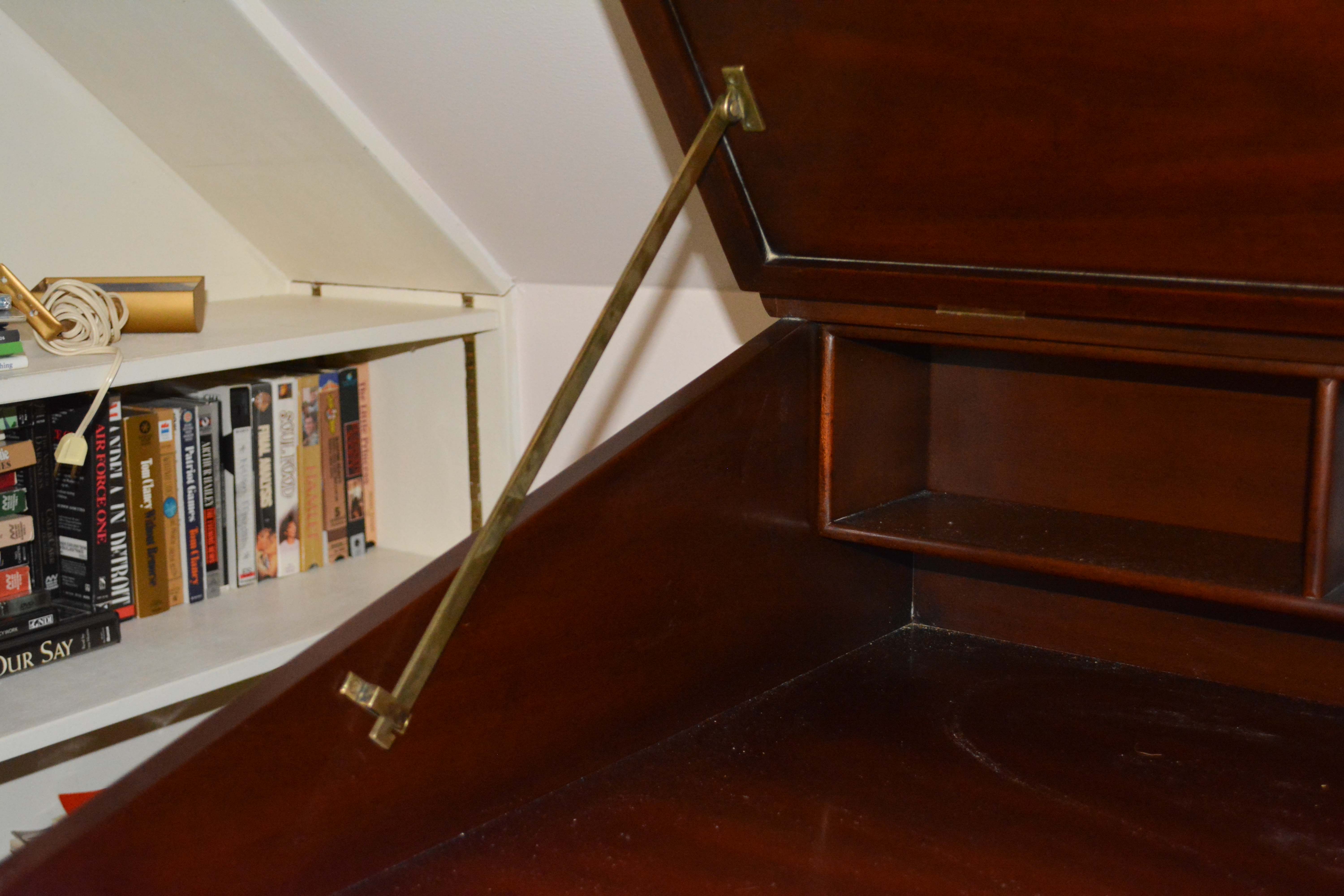 Vintage Chippendale Style Mahogany Standing Desk by Kittinger