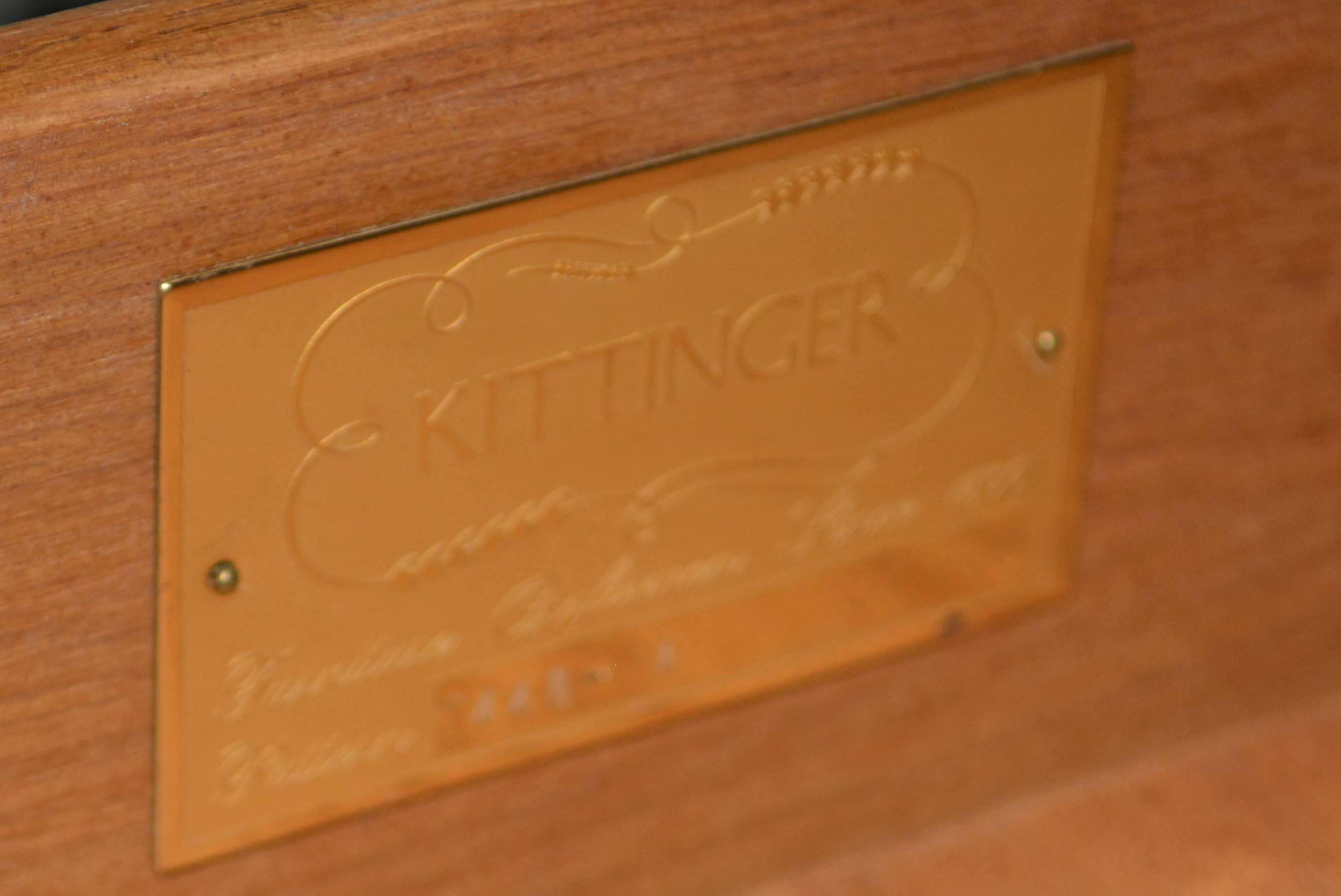 Vintage Chippendale Style Mahogany Standing Desk by Kittinger