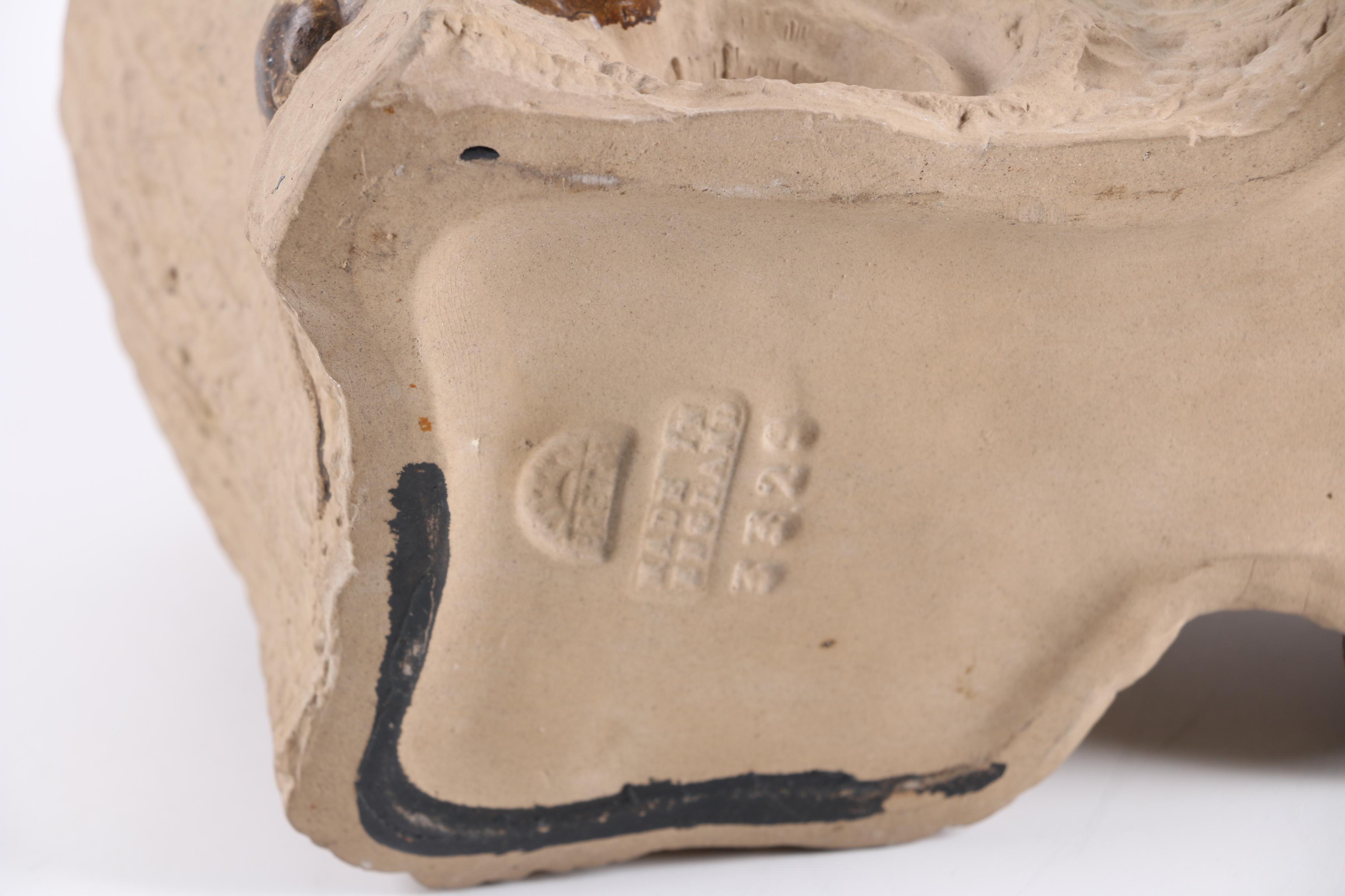 English Bretby Pottery Cat and Mouse Planter