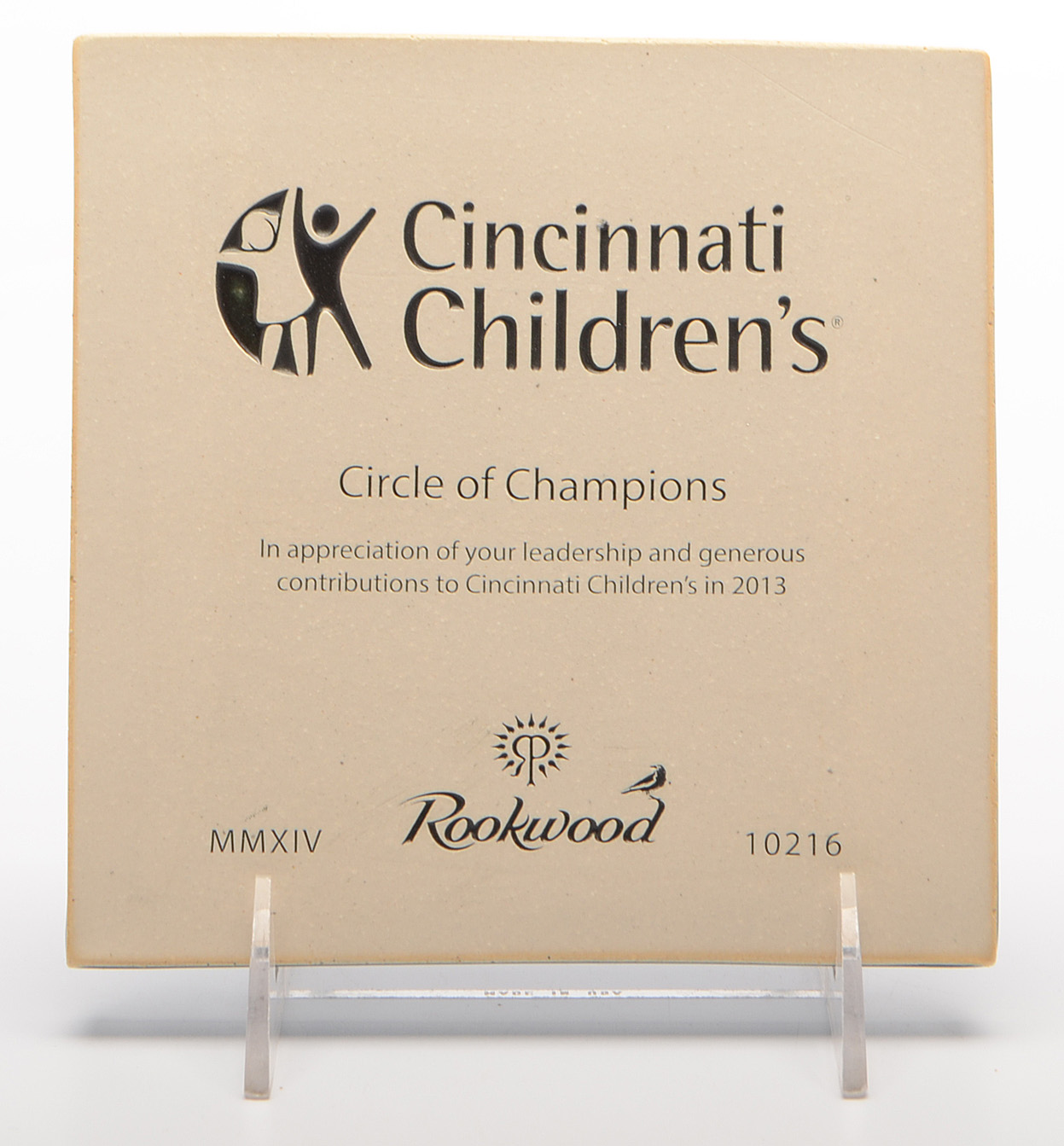 Rookwood Pottery Tile for Cincinnati Children's Hospital Medical Center
