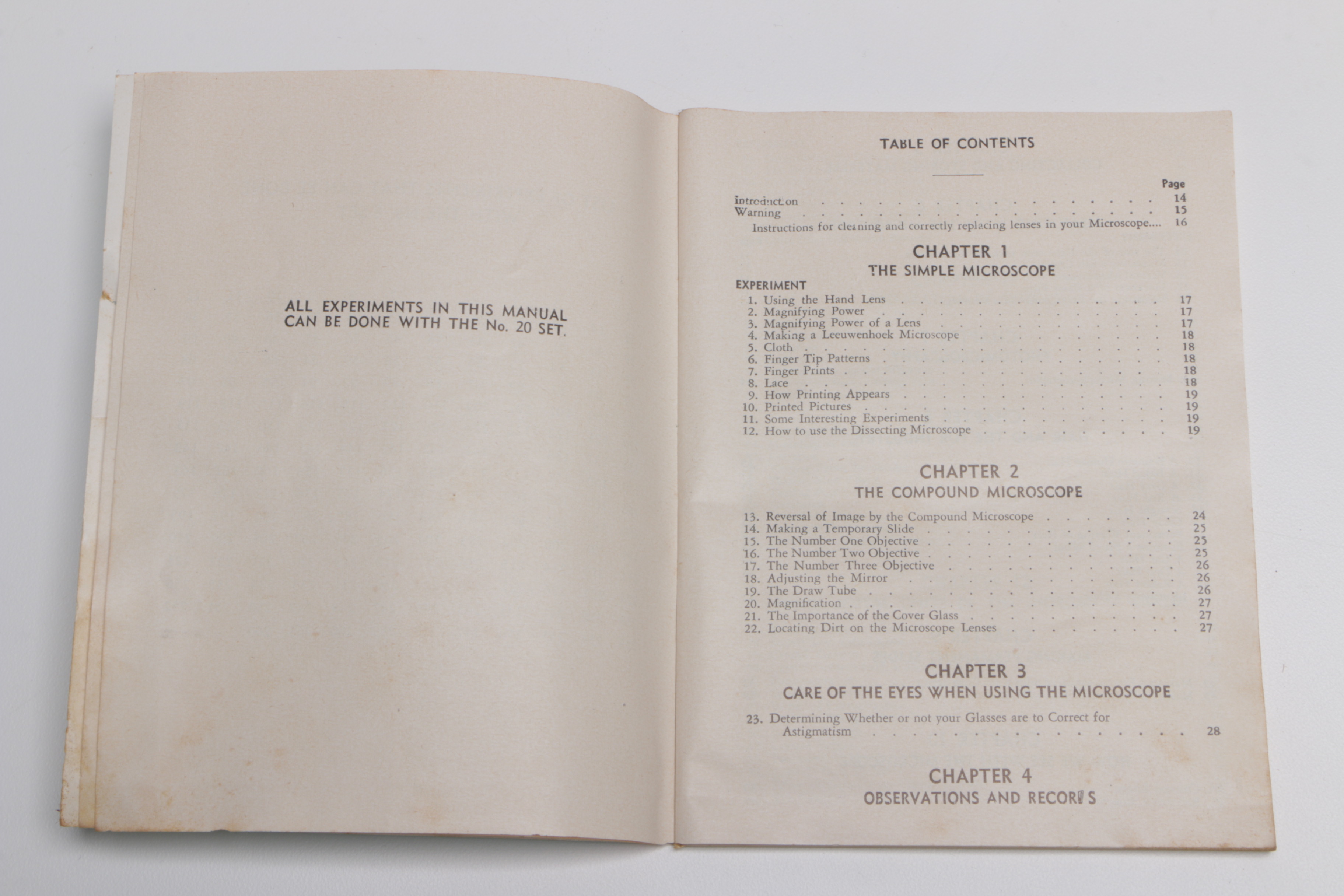 Gilbert Microscope Set