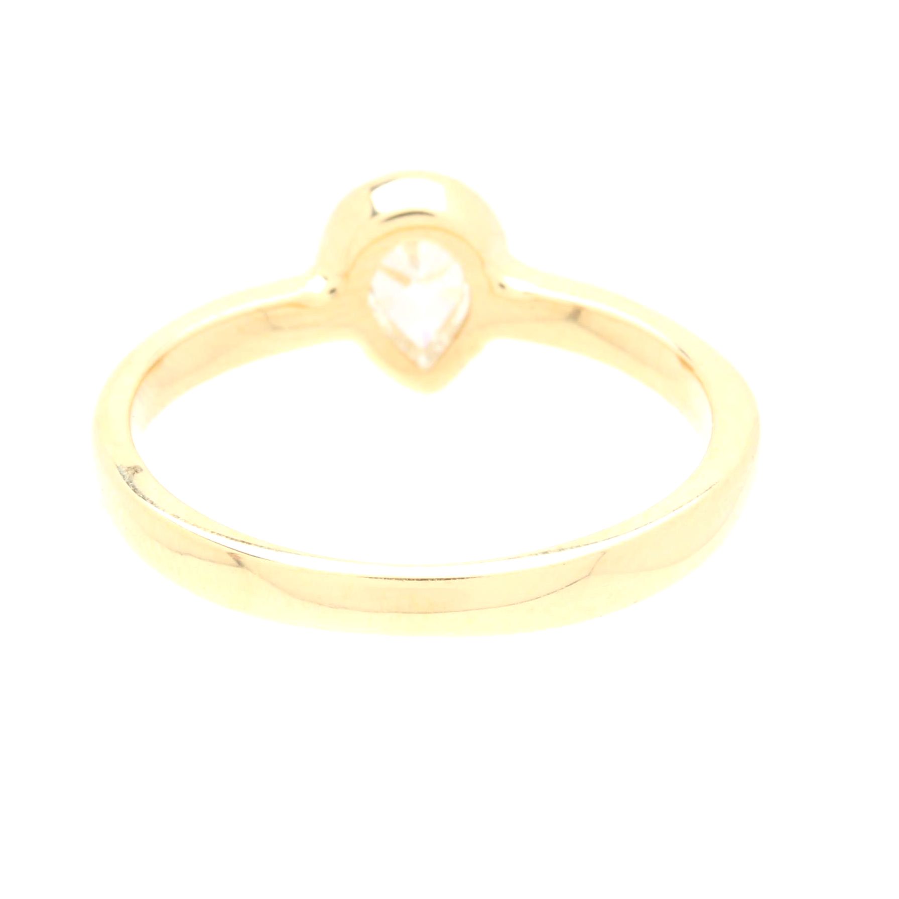 14K Yellow Gold Diamond Ring