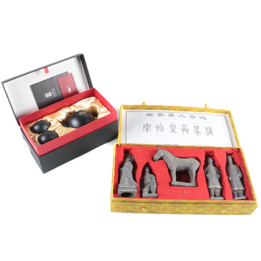 Chinese Replica Terracotta Warrior Figurine Set