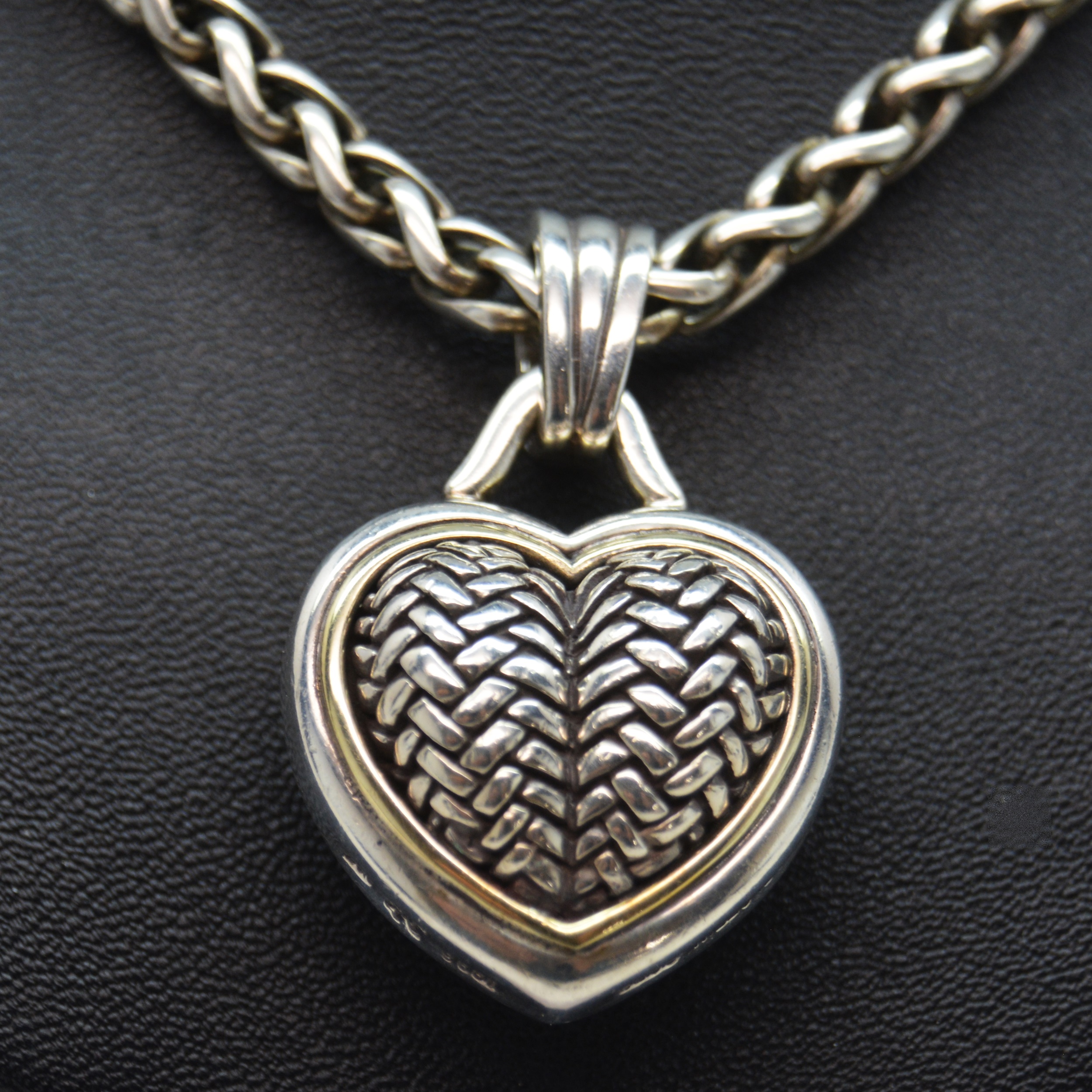 Barry Kieselstein-Cord Sterling Silver Heart Pendant Necklace