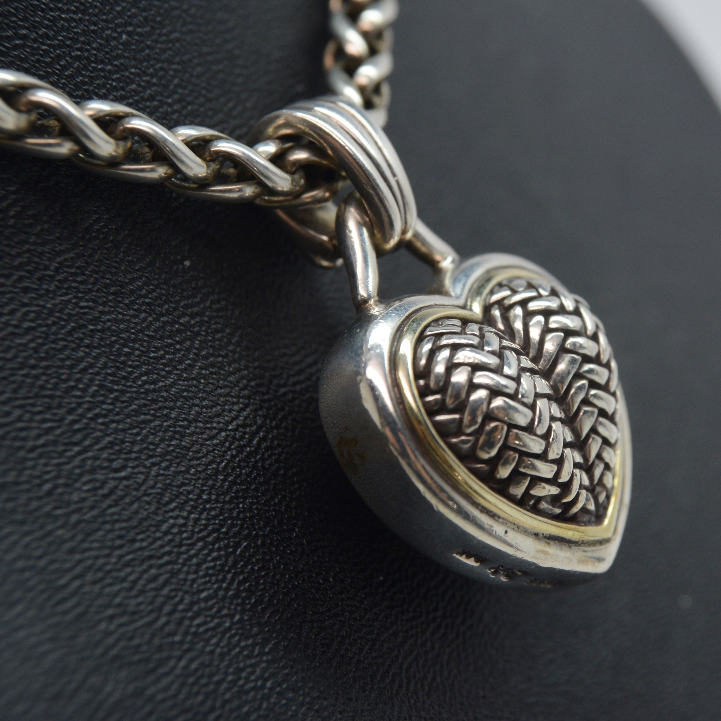 Barry Kieselstein-Cord Sterling Silver Heart Pendant Necklace