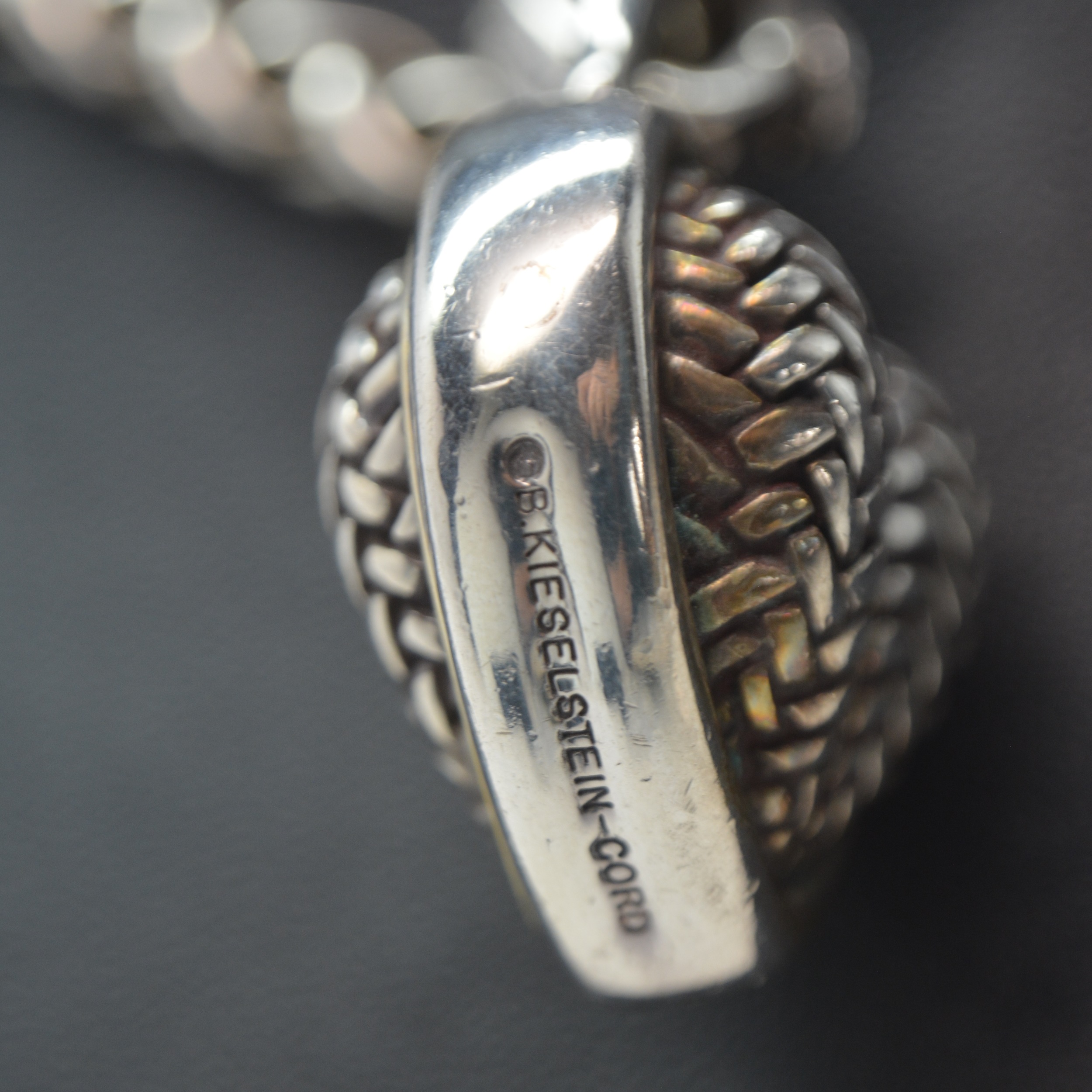 Barry Kieselstein-Cord Sterling Silver Heart Pendant Necklace