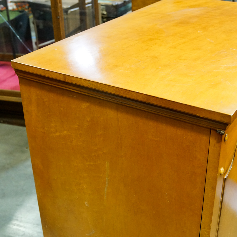 Vintage Crosley Television, Turntable and Radio in Cabinet