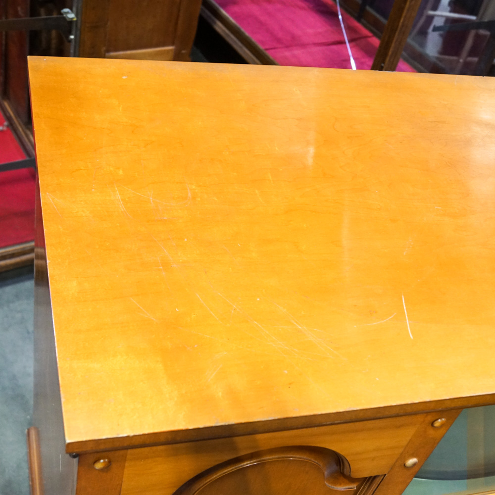 Vintage Crosley Television, Turntable and Radio in Cabinet