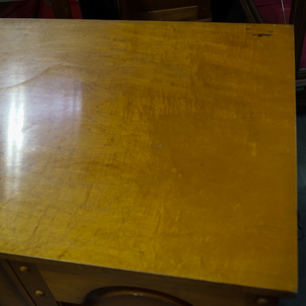 Vintage Crosley Television, Turntable and Radio in Cabinet