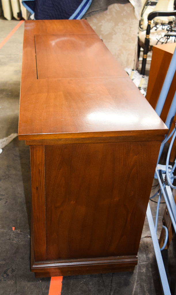 Vintage Sears Silvertone Stereo Radio Phonograph Console