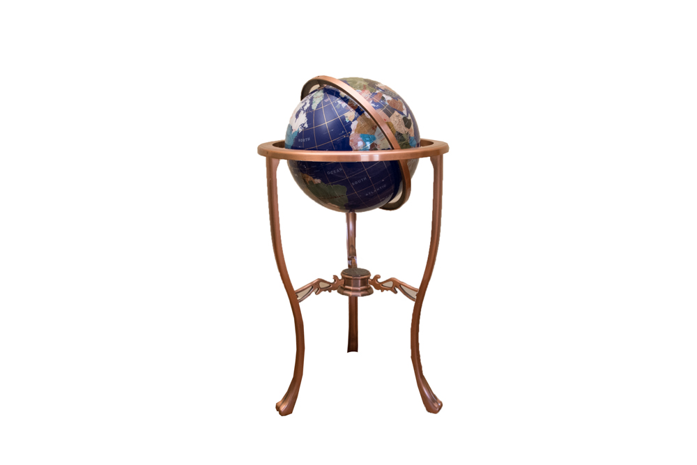 Stone Inlay Globe