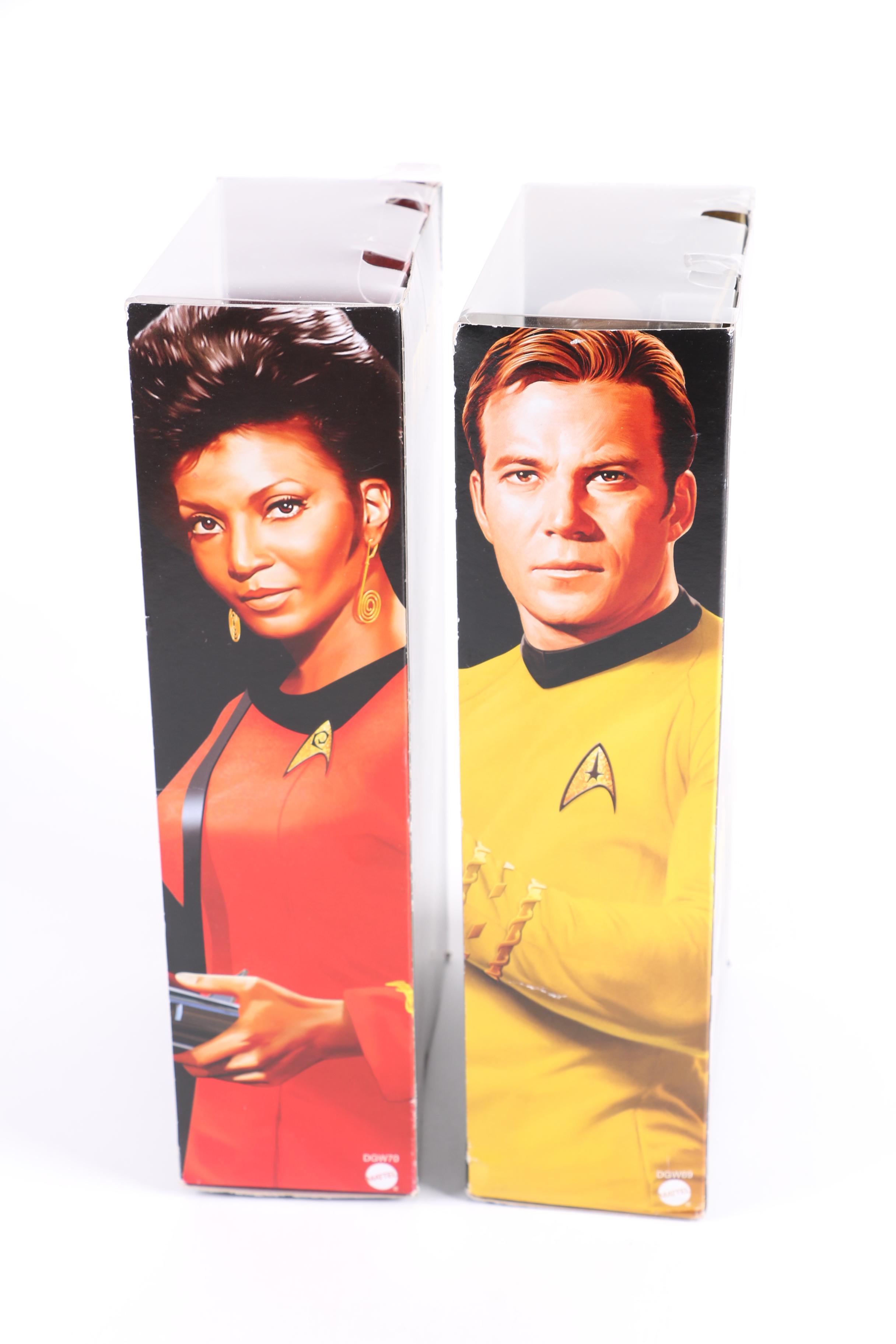 2016 Barbie Collector Black Label "Star Trek: The Original Series" Dolls