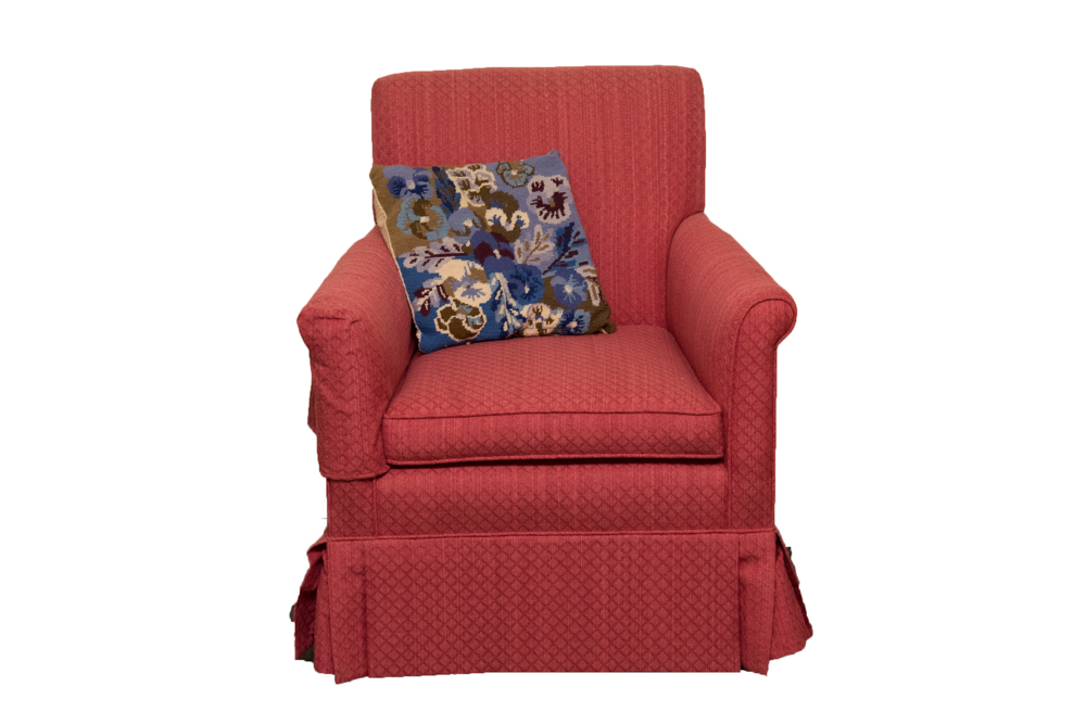 Vintage Upholstered Armchair