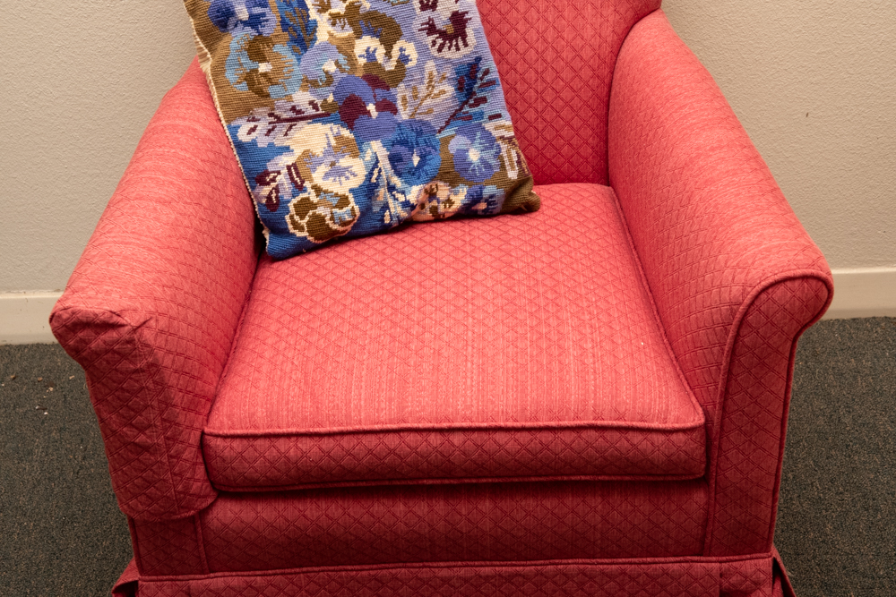 Vintage Upholstered Armchair