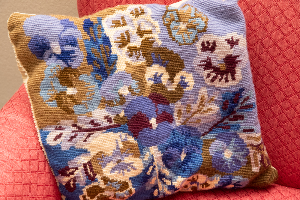 Vintage Upholstered Armchair