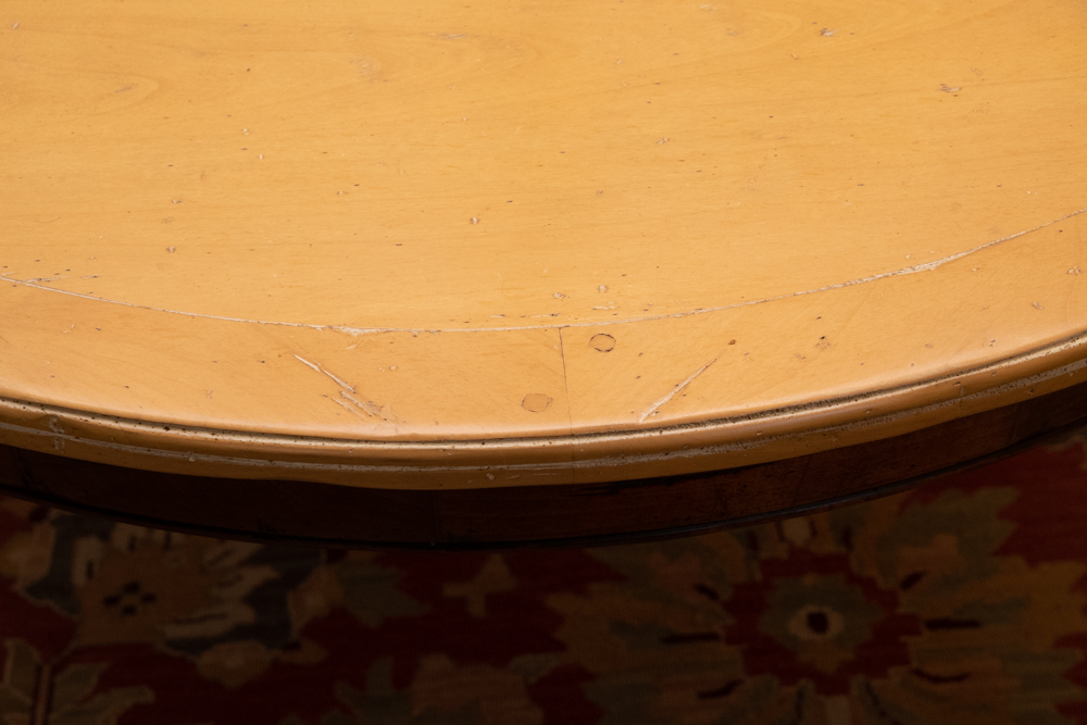 Vintage Dining Table with Extension Leaves