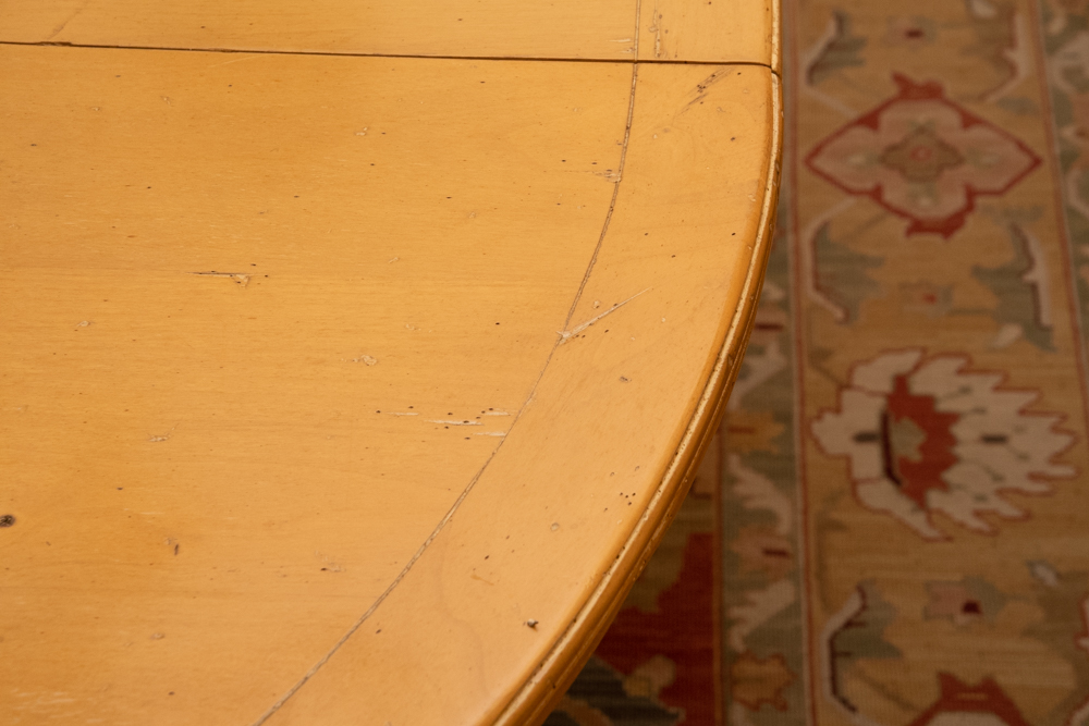 Vintage Dining Table with Extension Leaves