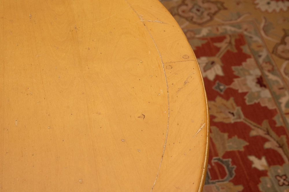 Vintage Dining Table with Extension Leaves