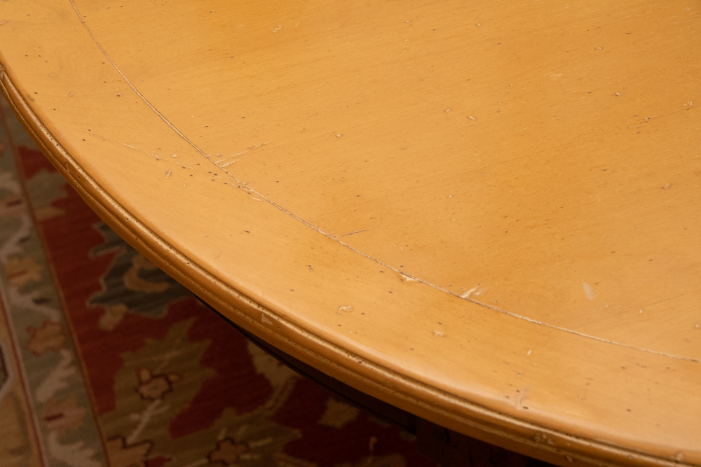 Vintage Dining Table with Extension Leaves