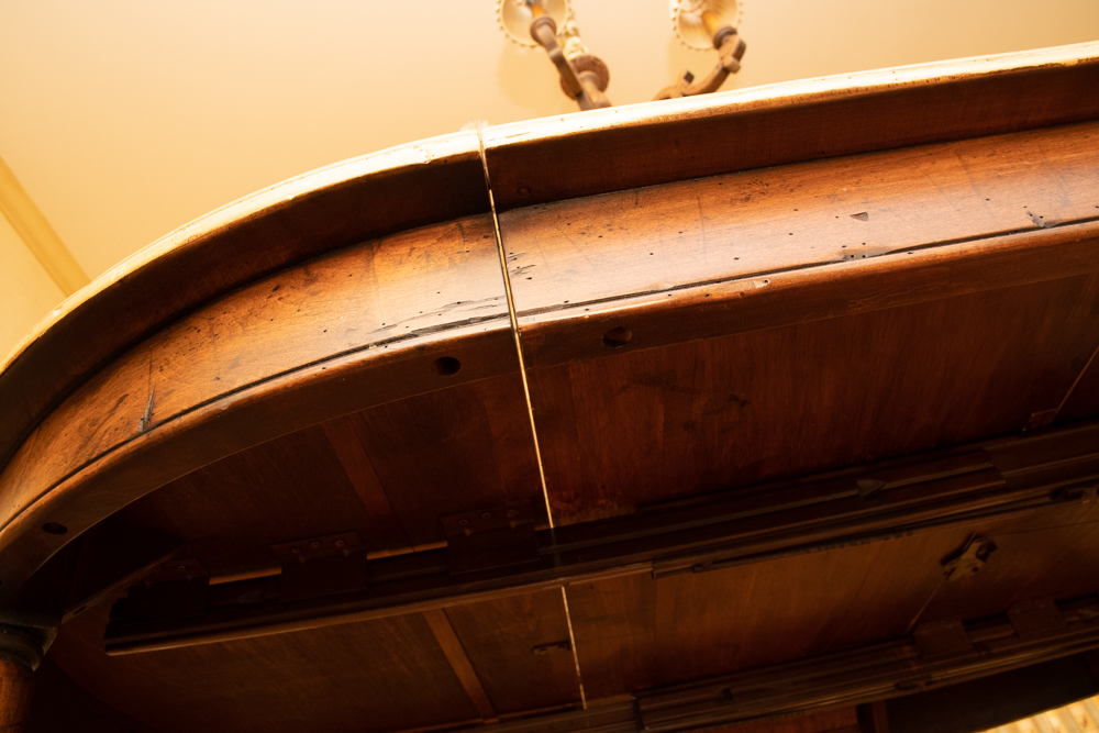 Vintage Dining Table with Extension Leaves