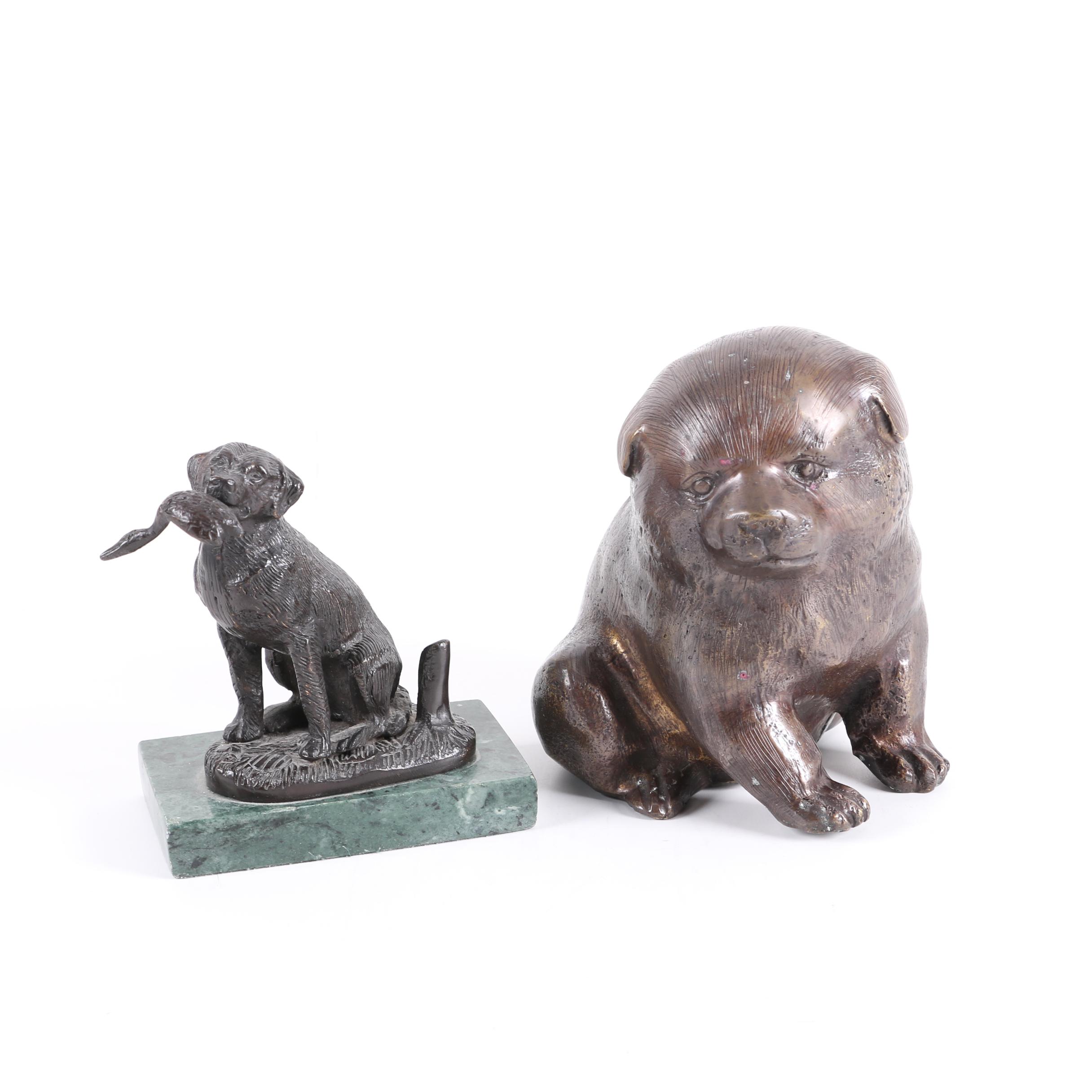 Metal Dog Figurines