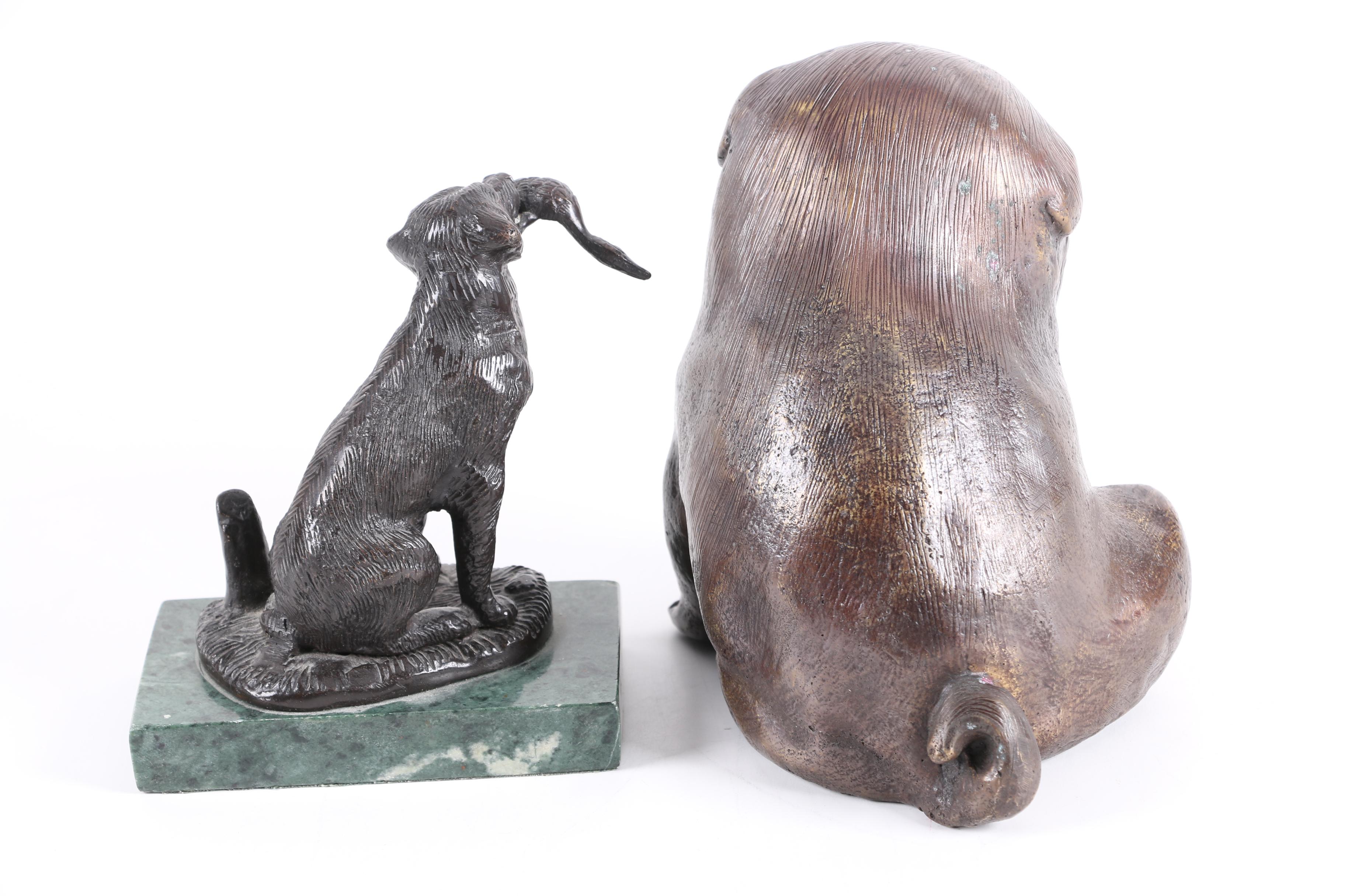 Metal Dog Figurines