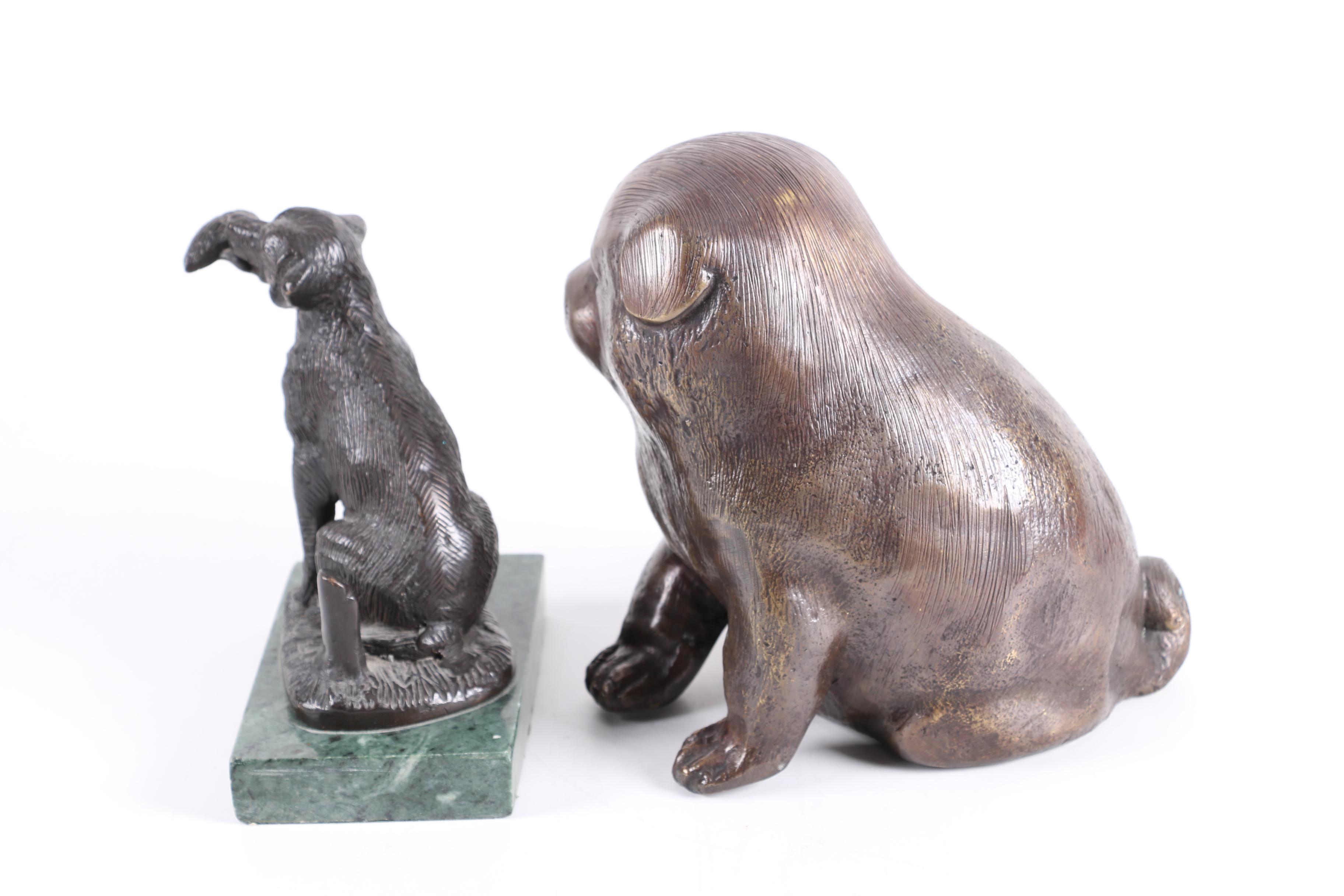 Metal Dog Figurines