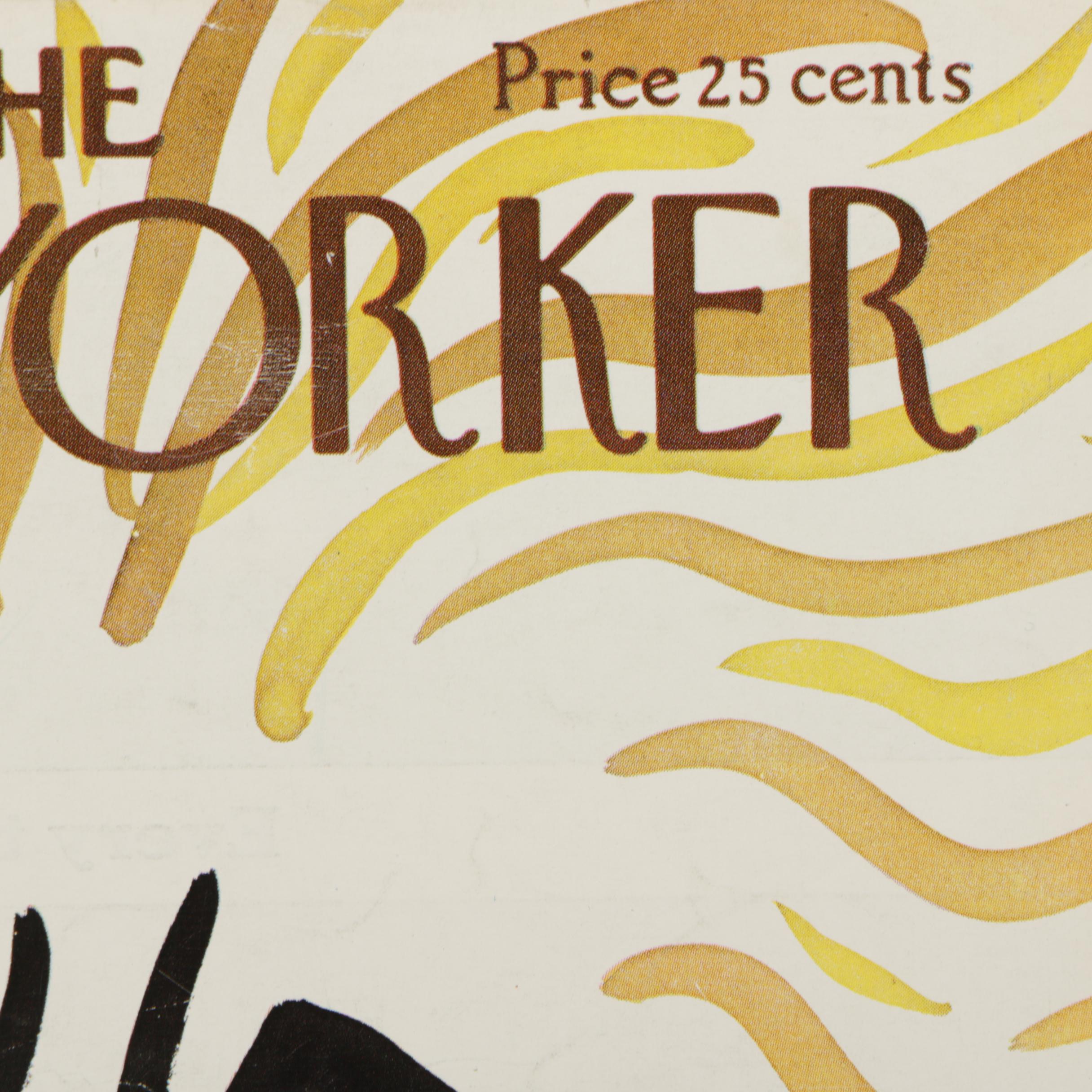 Offset Lithographic Print from "The New Yorker" Magazine Covers