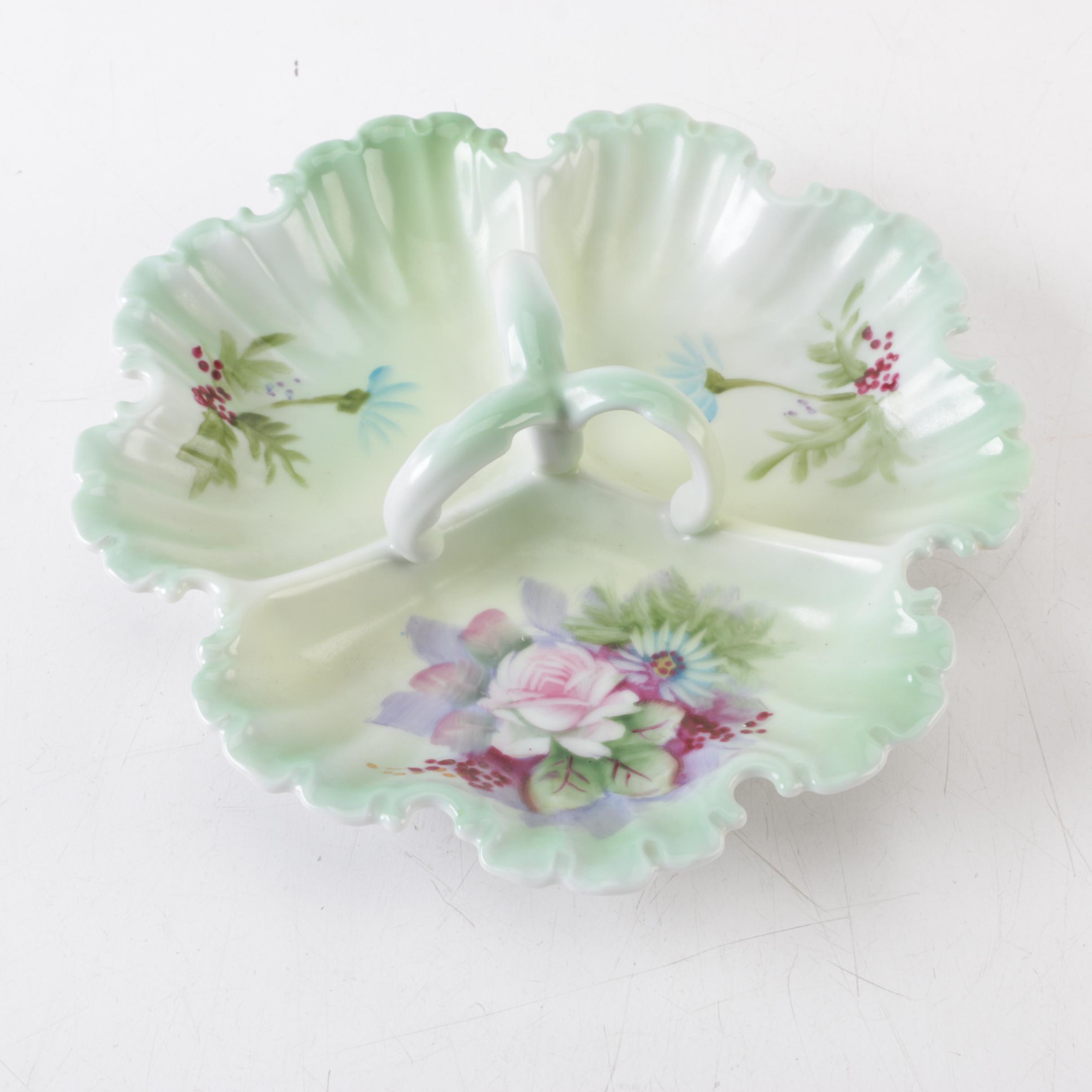 Vintage Indiana Glass Nursery Rhyme Plate and Other Serveware