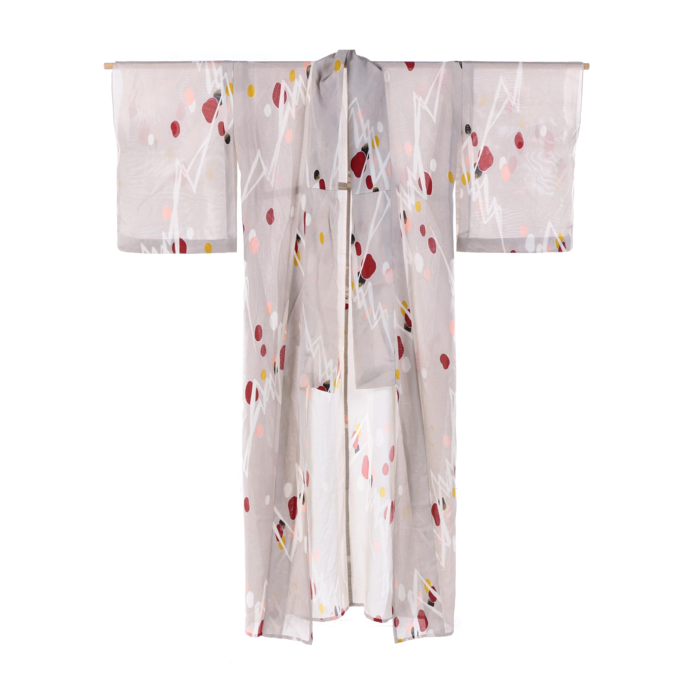 Late Taisho/ Early Showa Period Vintage Japanese Yukata