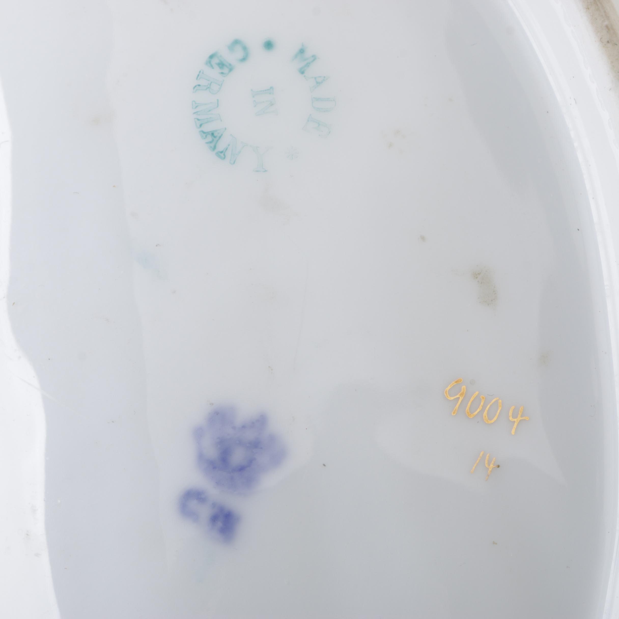 Vintage Carl Tielsch Porcelain Divided Lobster Dish