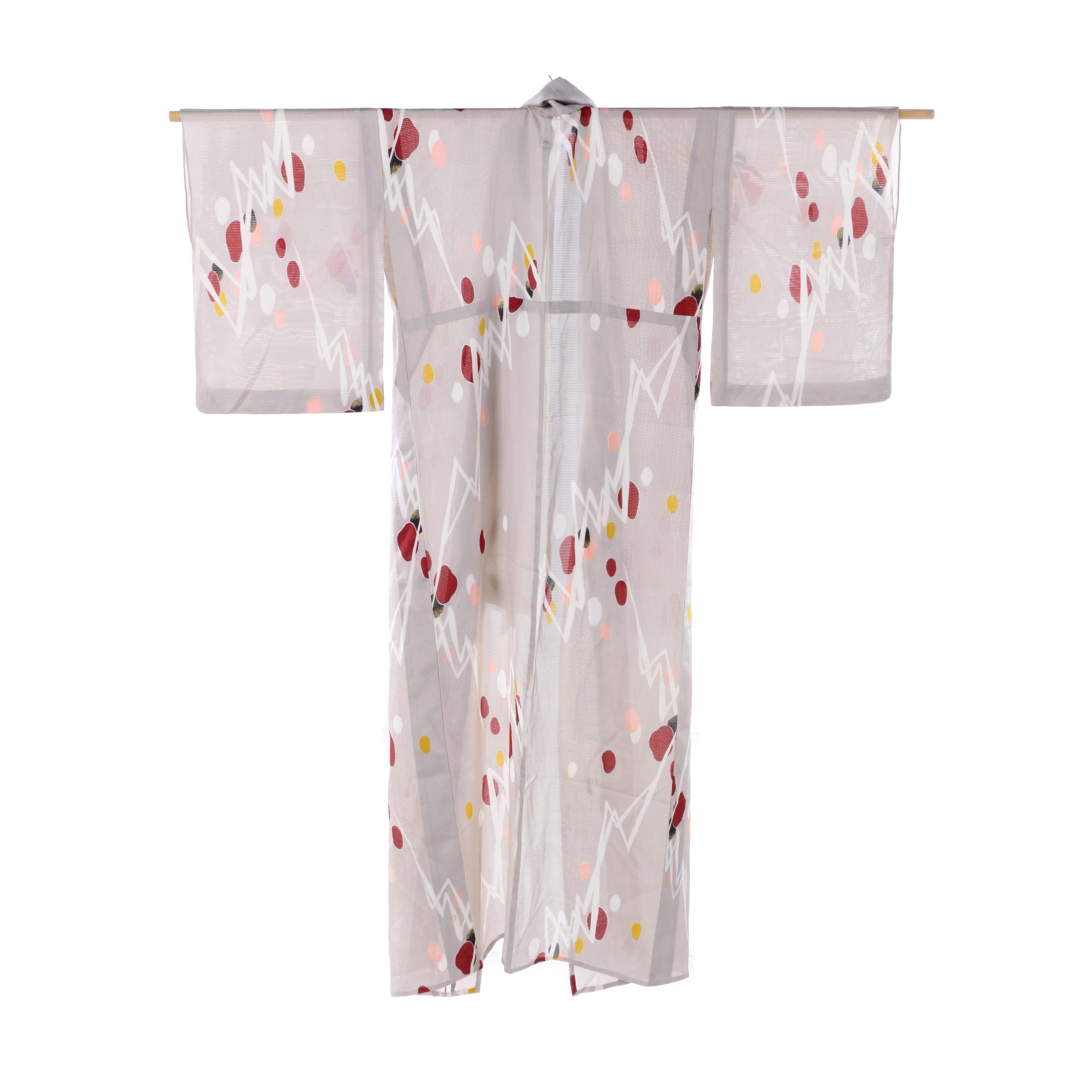 Late Taisho/ Early Showa Period Vintage Japanese Yukata