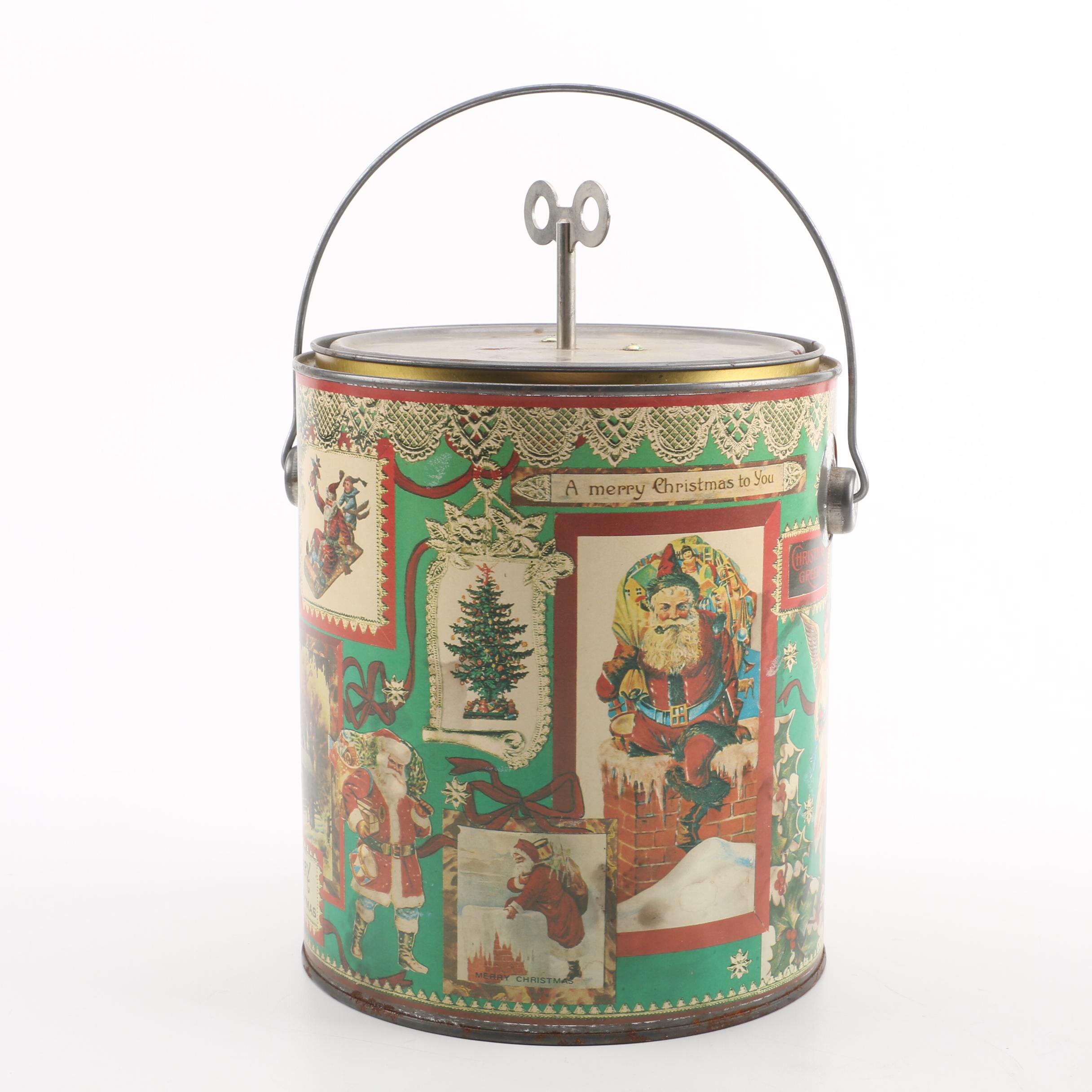 Damer, Gold Medal Flour and Musical Christmas Tins