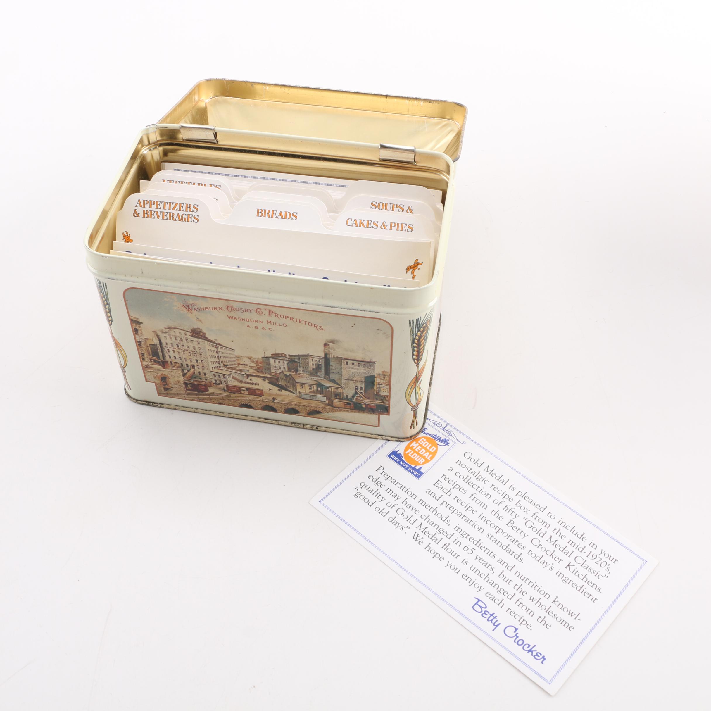 Damer, Gold Medal Flour and Musical Christmas Tins