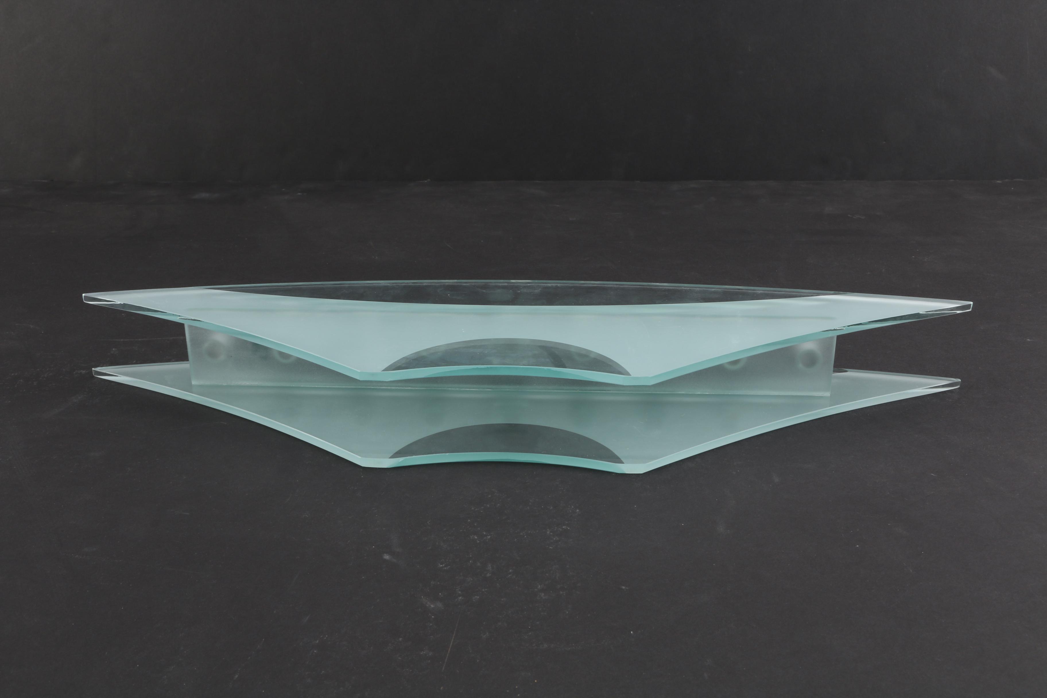 Morin Choinière of Montreal Minimalist Glass Menorah