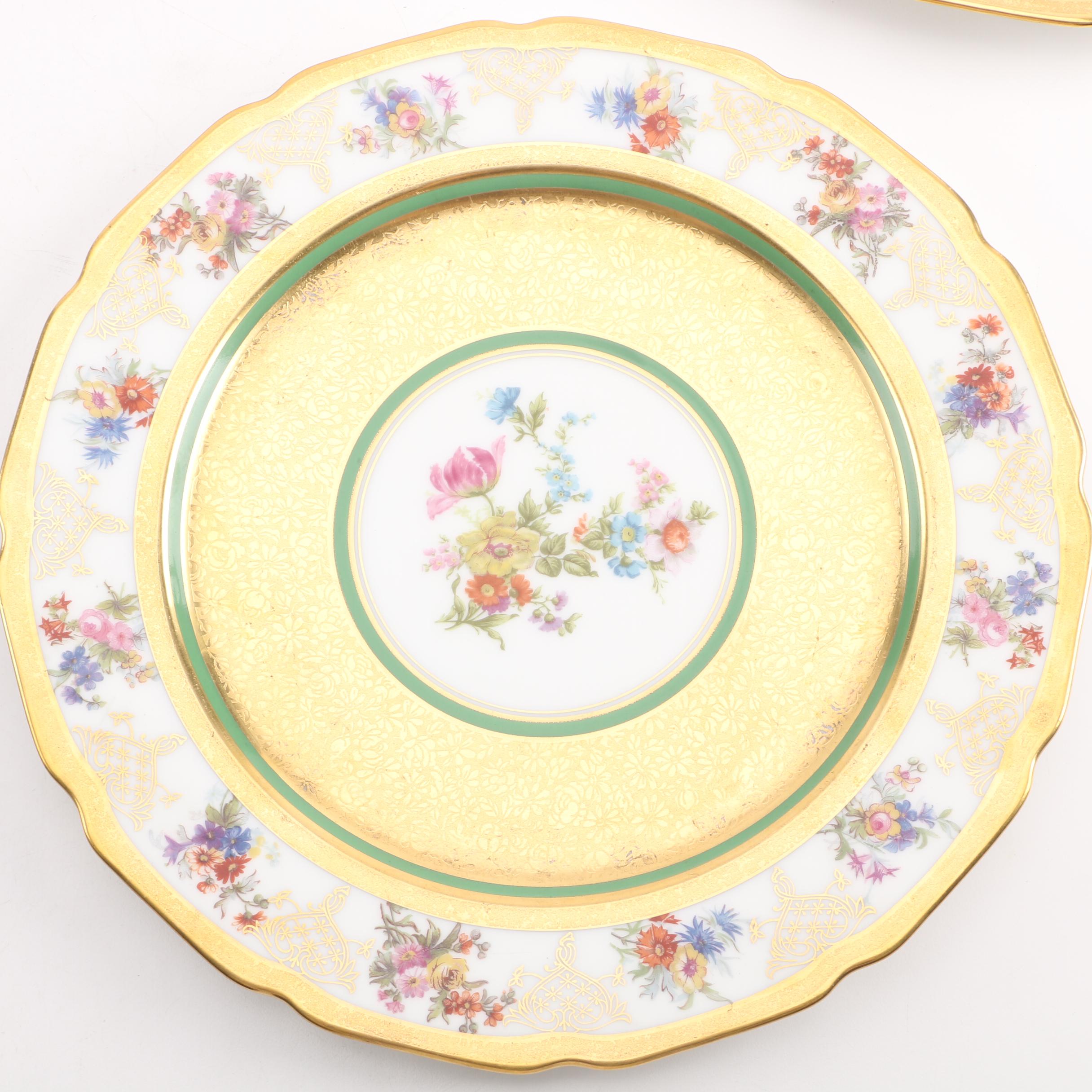 Vintage William Geurin & Co. Limoges Porcelain Plates