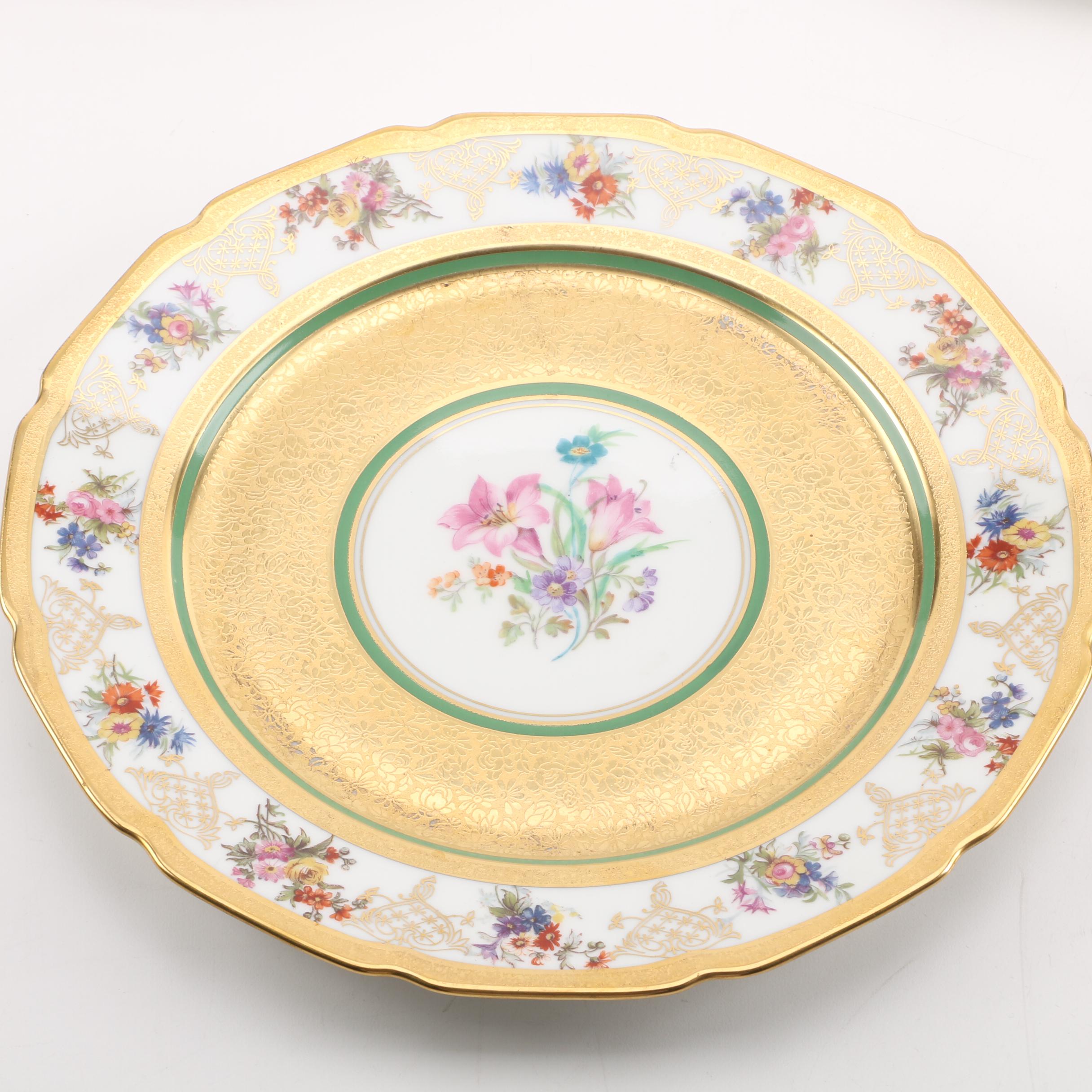 Vintage William Geurin & Co. Limoges Porcelain Plates