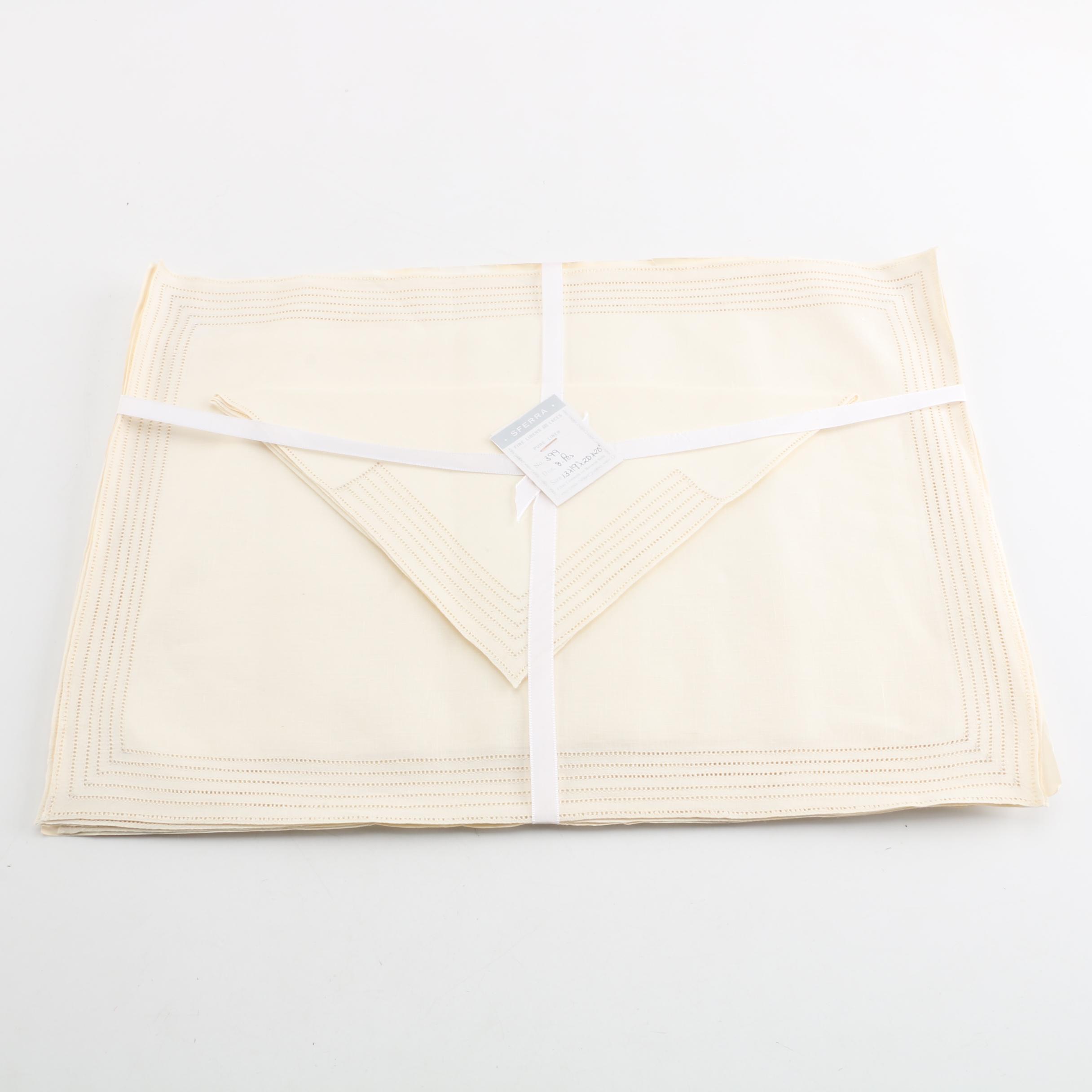 Sferra Linen Placemats and Napkins