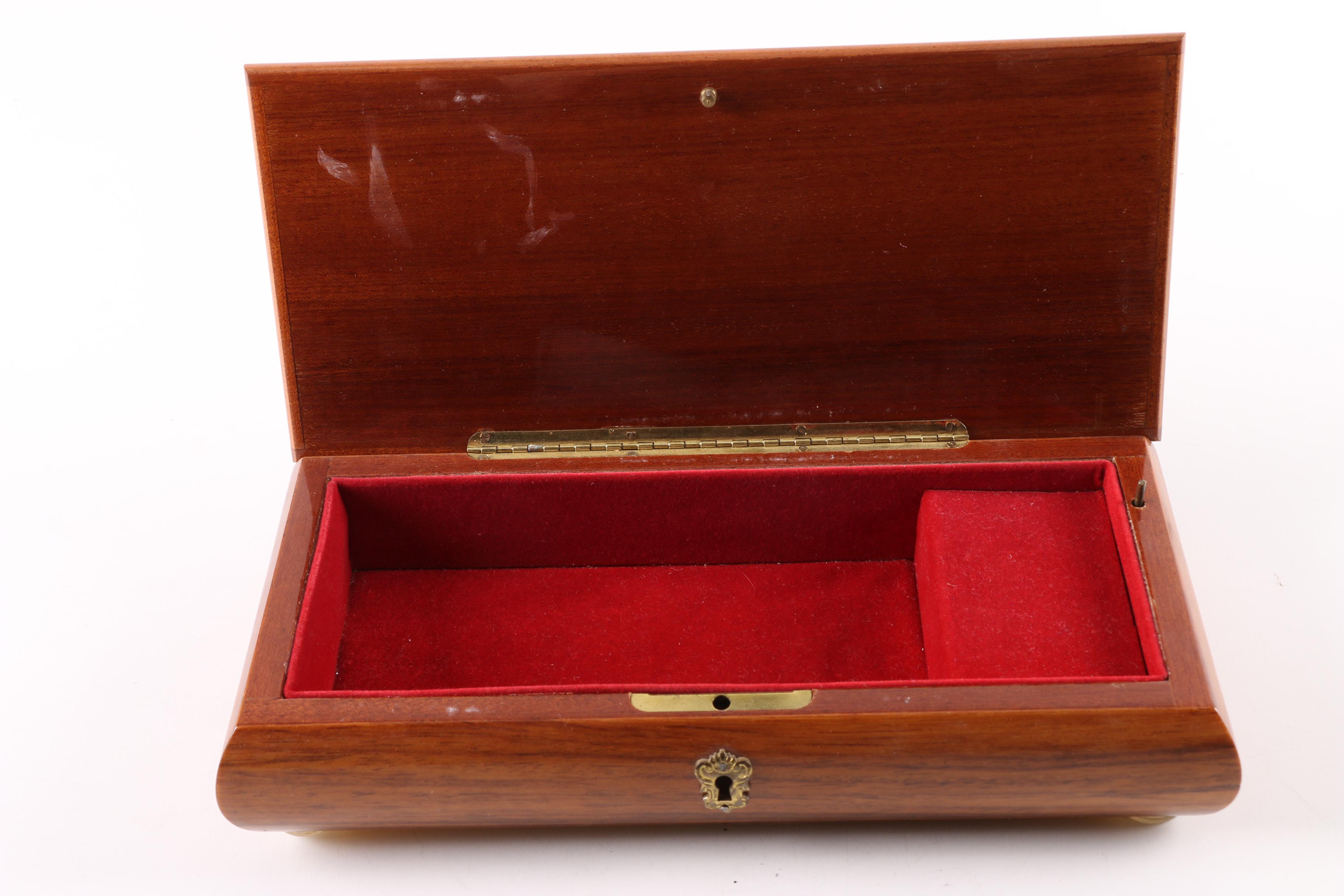 Reuge Italian Wood Inlay Musical Box