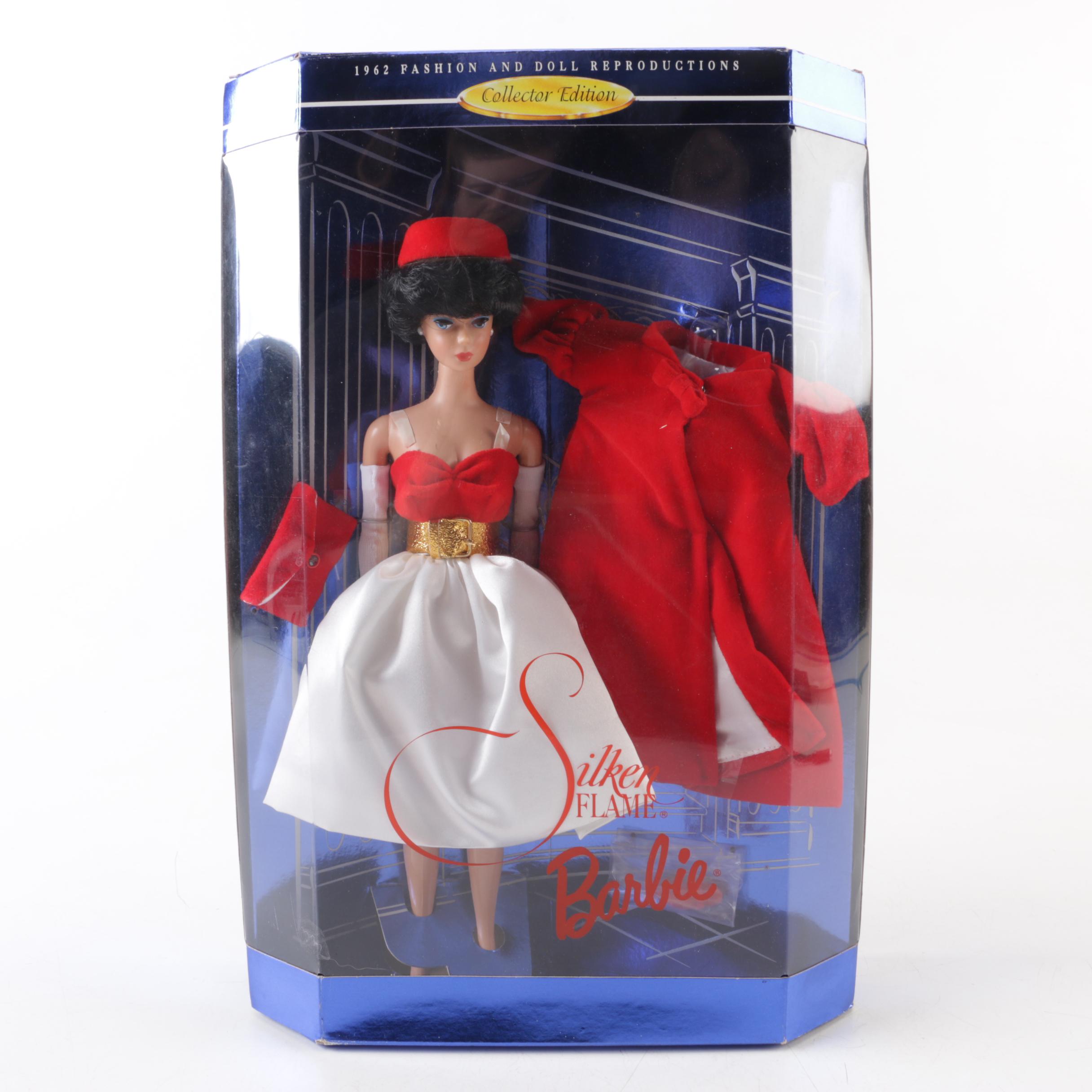 Mattel Collector Edition Barbie Dolls and 1962 Carrying Case